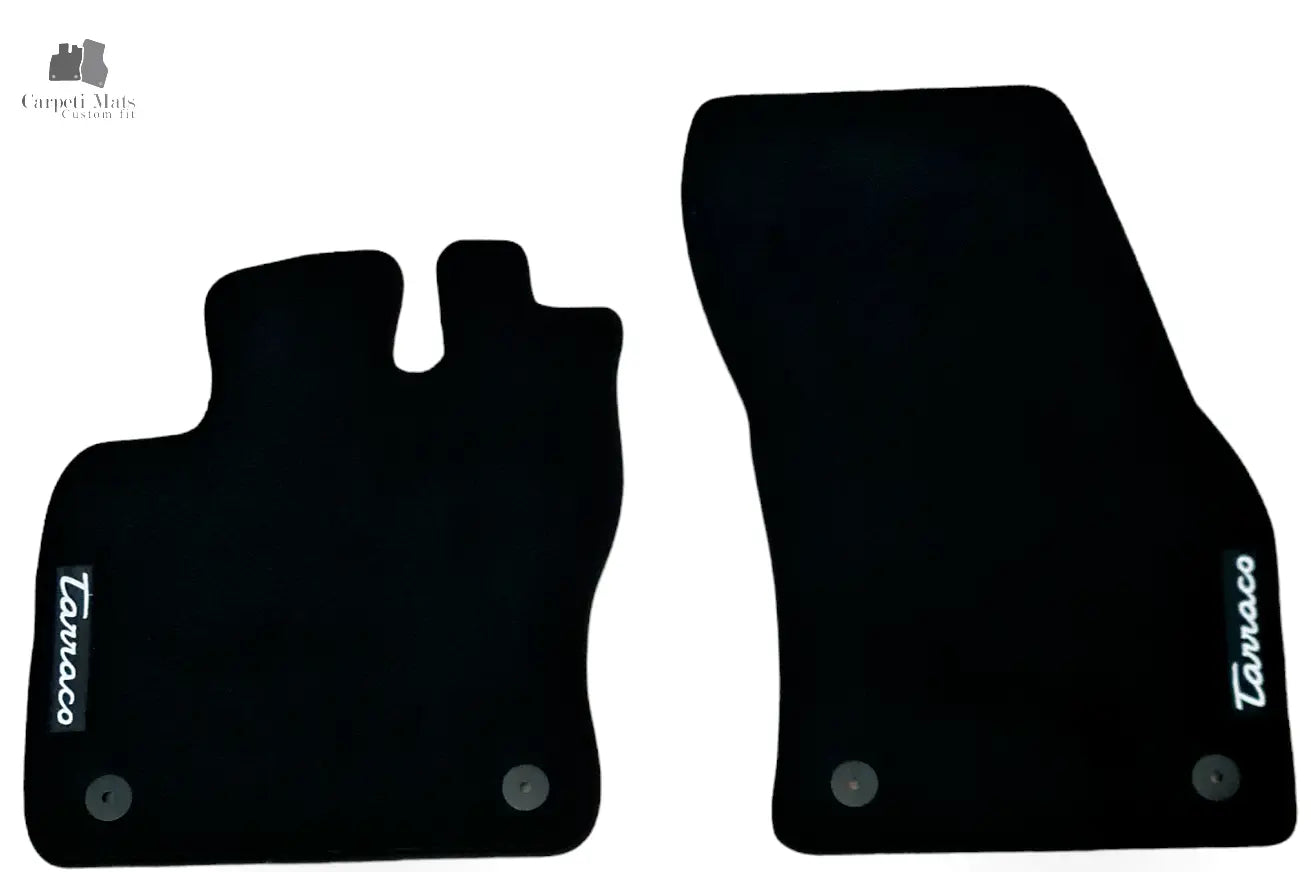 Front Car Floor Mats Velour For Seat Tarraco Waterproof Carpet Rugs Auto Liners