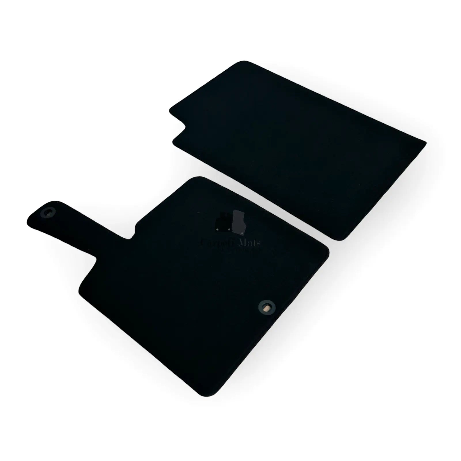 Front Car Floor Mats Velour For Smart ForTwo Waterproof Black Carpet Liners 2pcs