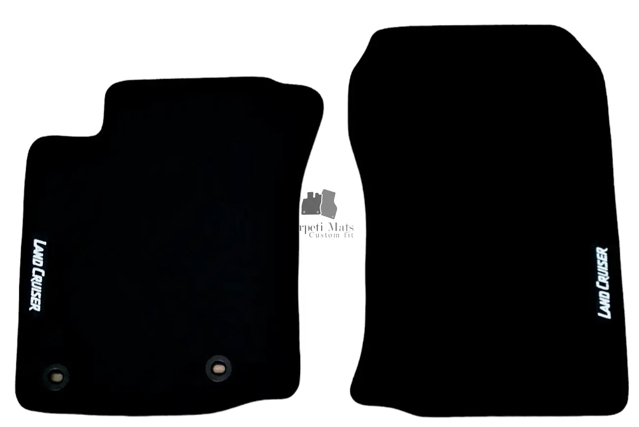 Front Car Floor Mats Velour For Toyota Land Cruiser J150 Carpet Auto Liners 2pcs