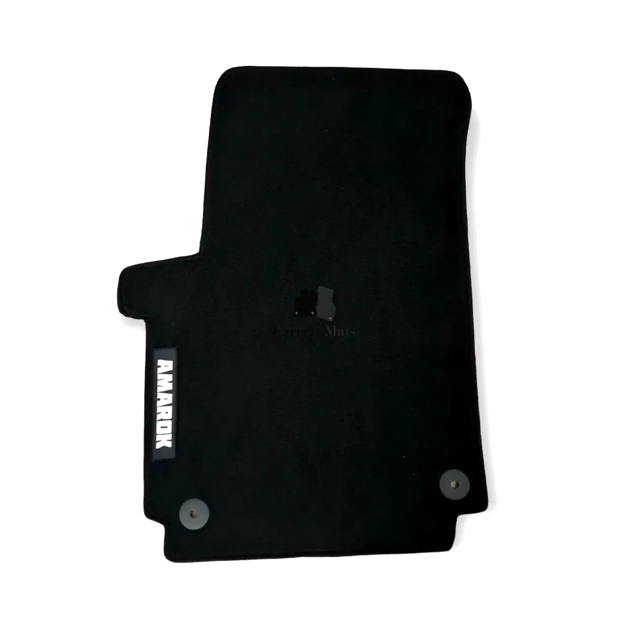 Front Car Floor Mats Velour For VW Amarok Waterproof Black Carpet Auto Liners 2p