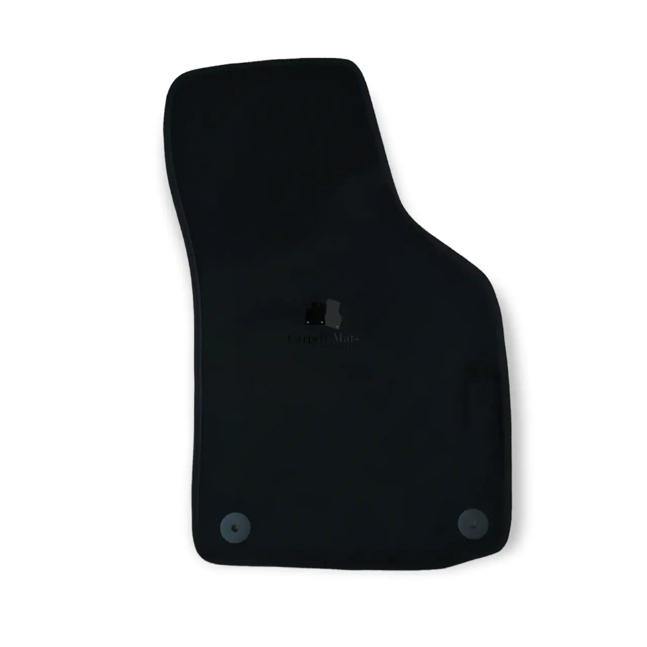 Front Car Floor Mats Velour For VW Golf Mk6 Waterproof Black Carpet Liners 2pcs