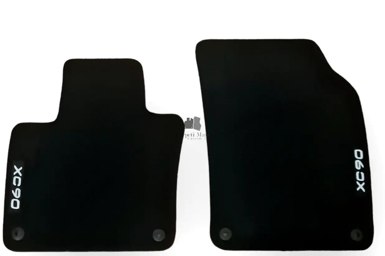 Front Car Floor Mats Velour For Volvo XC-90 Waterproof Carpet Rugs Auto Liners