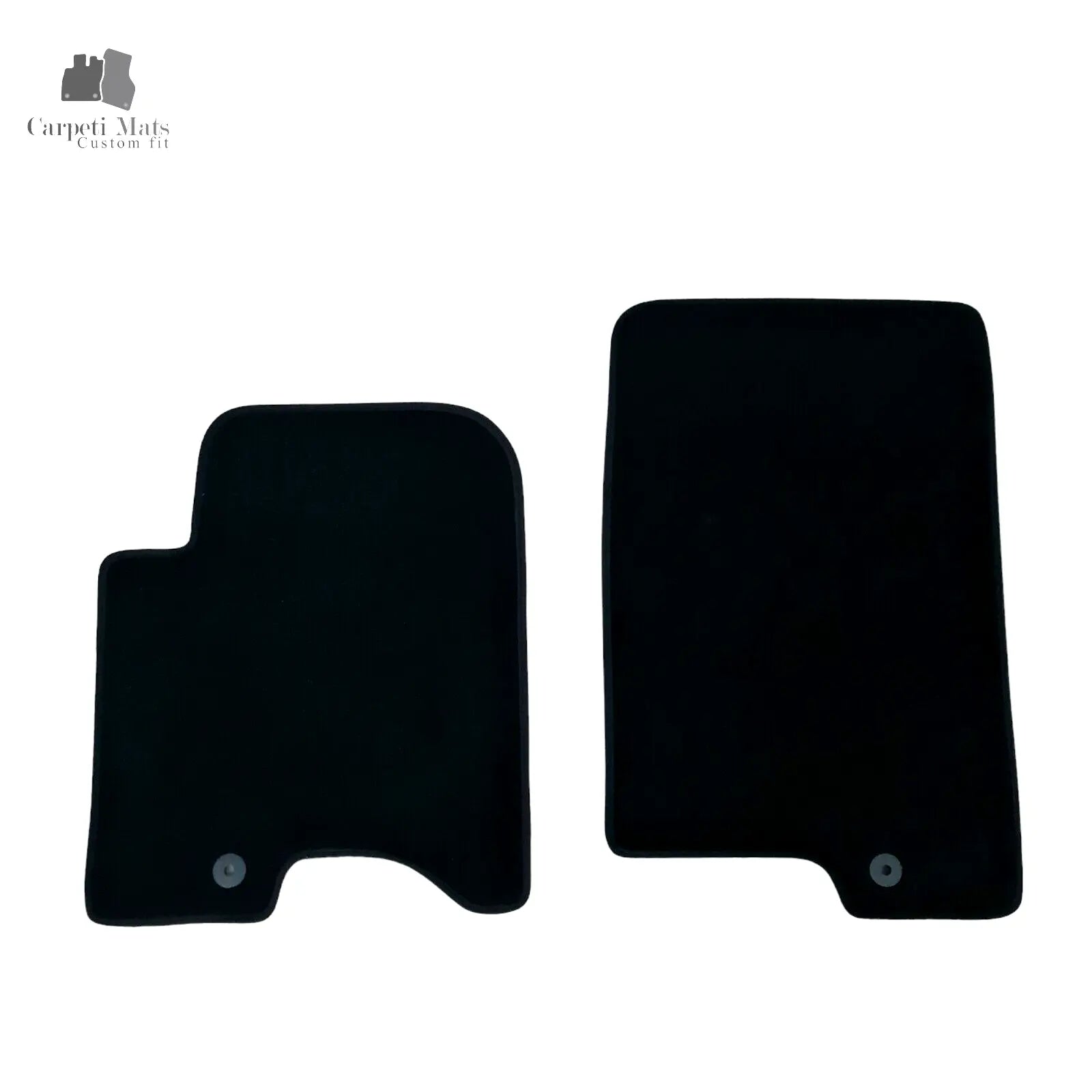 Front Floor Mats For SsangYong Musso Grand Waterproof Velour Carpet Liners 2pcs