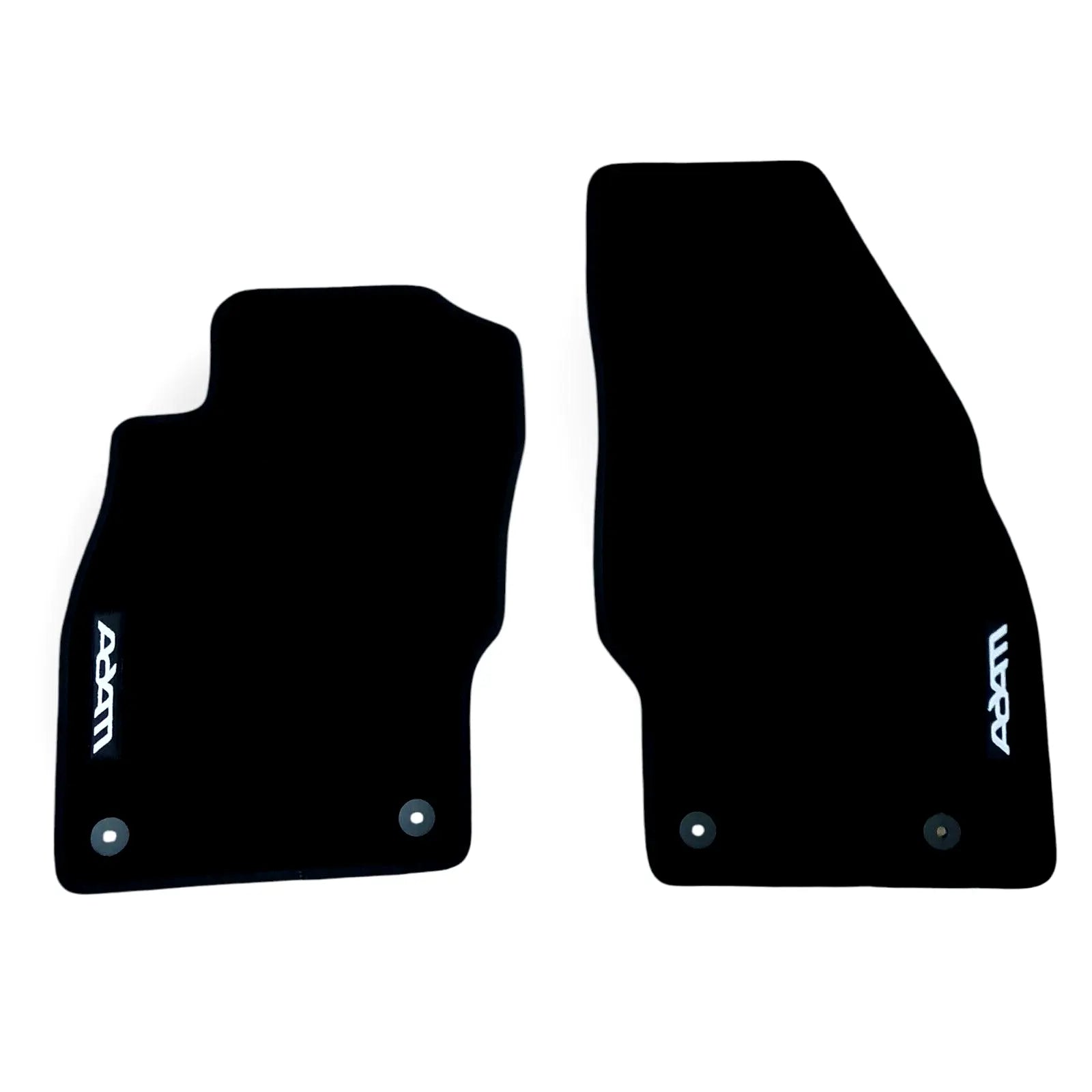 Front Two Car Floor Mats Velour For Opel Adam Waterproof Carpet Auto Liners 2pcs