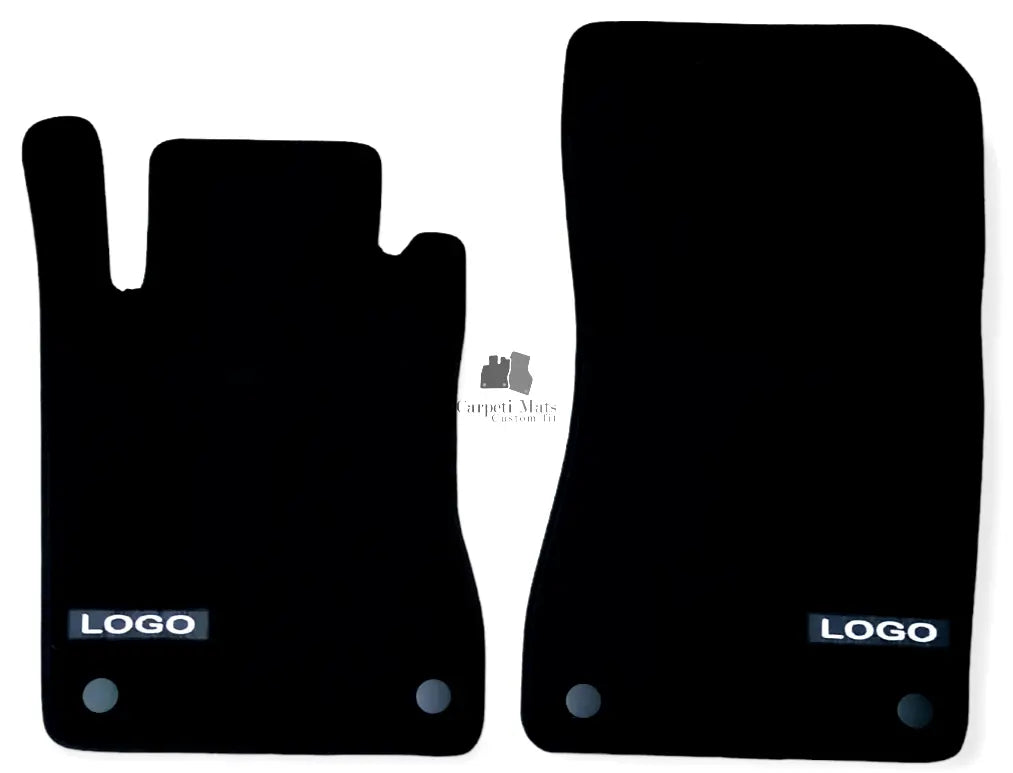 Front Velour Car Floor Mats For AMG Mercedes CLS C219 Waterproof Carpet Liners