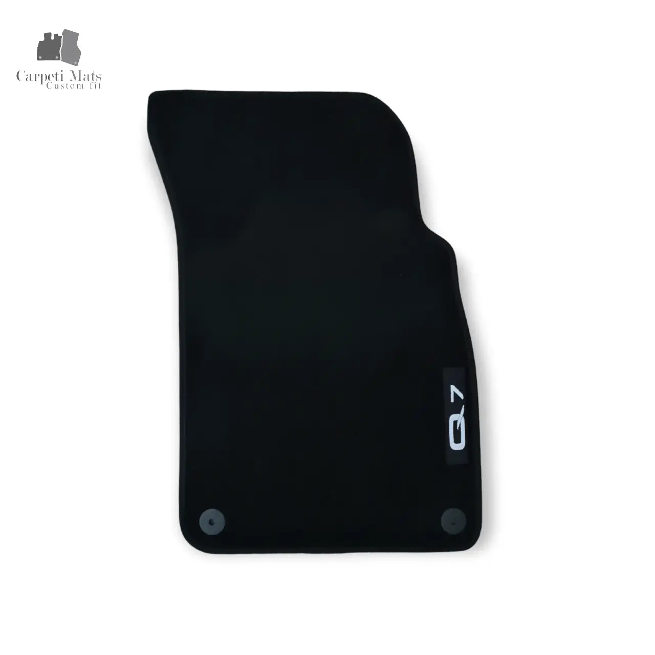 Front Velour Car Floor Mats For Audi Q7 SQ7 Waterproof Carpet Auto Liners 2pcs