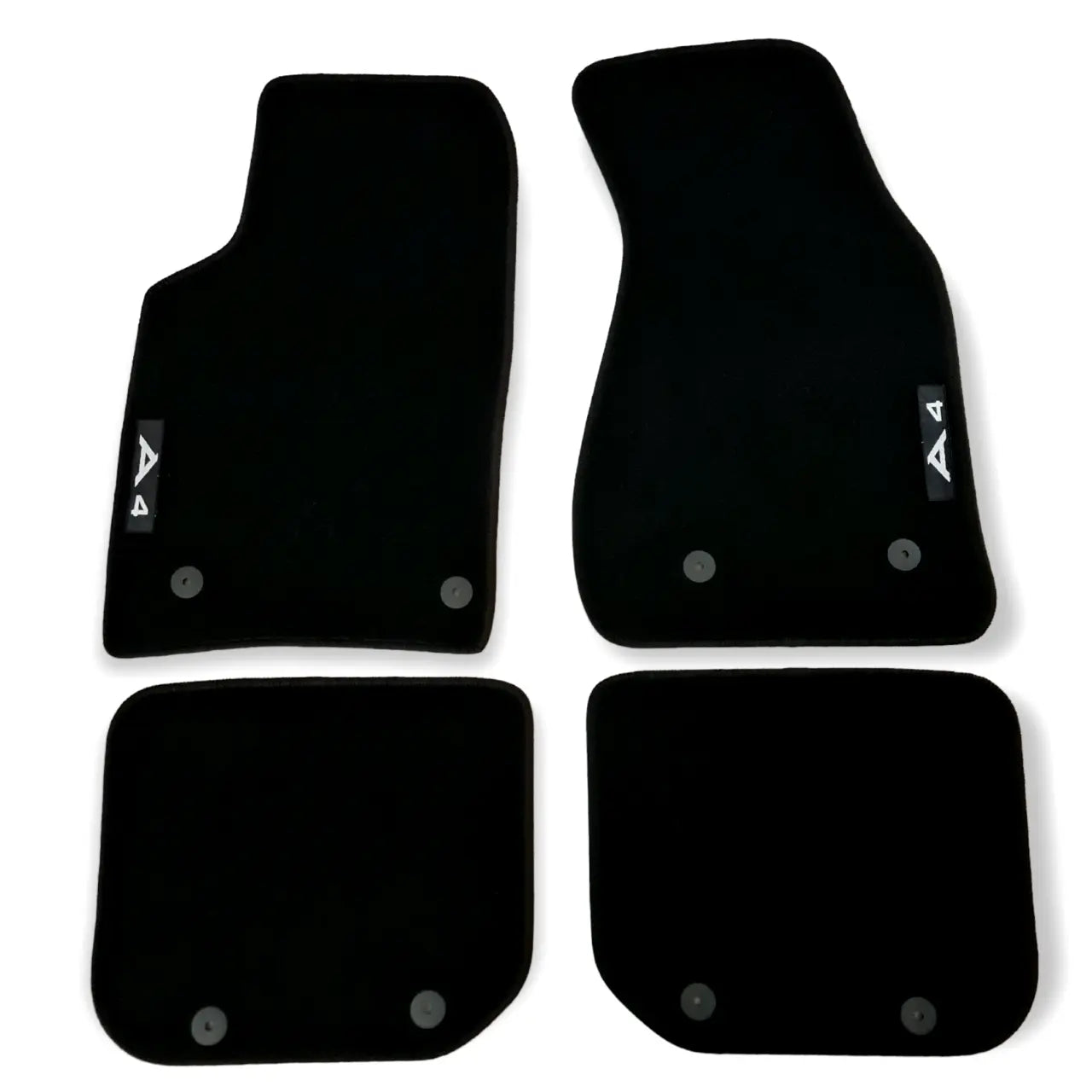 New Car Floor Mats For Audi A4 S4 B5 Waterproof Black Velour Carpet Liners 95-01