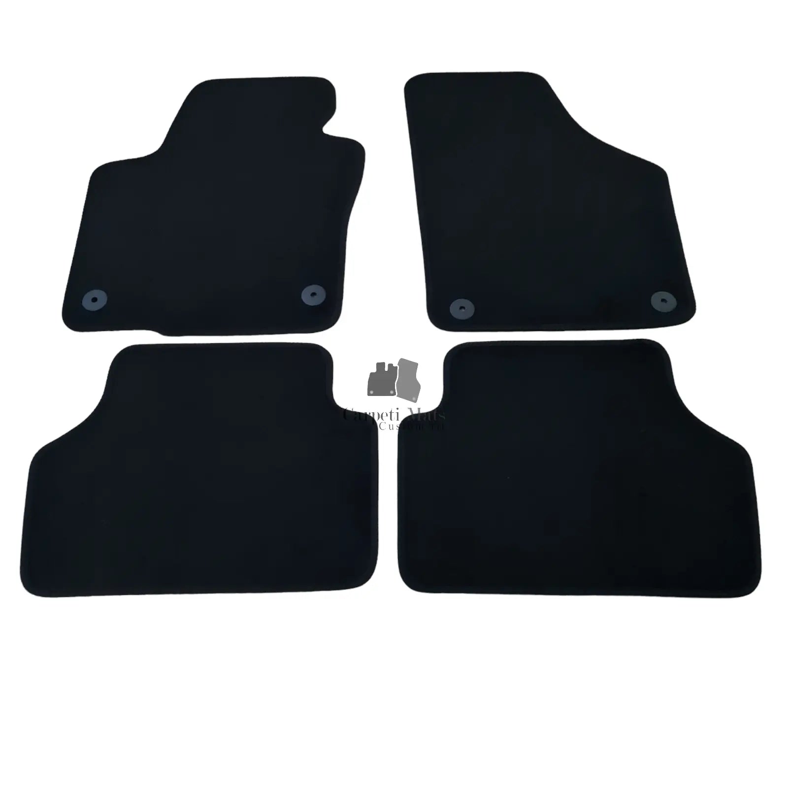 New Car Floor Mats For VW Tiguan Velour Auto Liners Waterproof Black Carpet Rugs