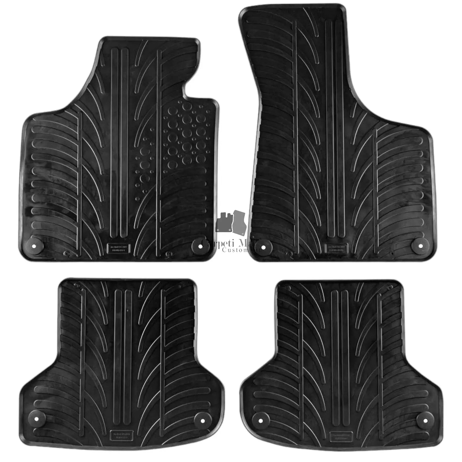 Rubber Car Floor Mats For Audi A3 S3 RS3 All Weather Heavy Duty Rugs Auto Liners