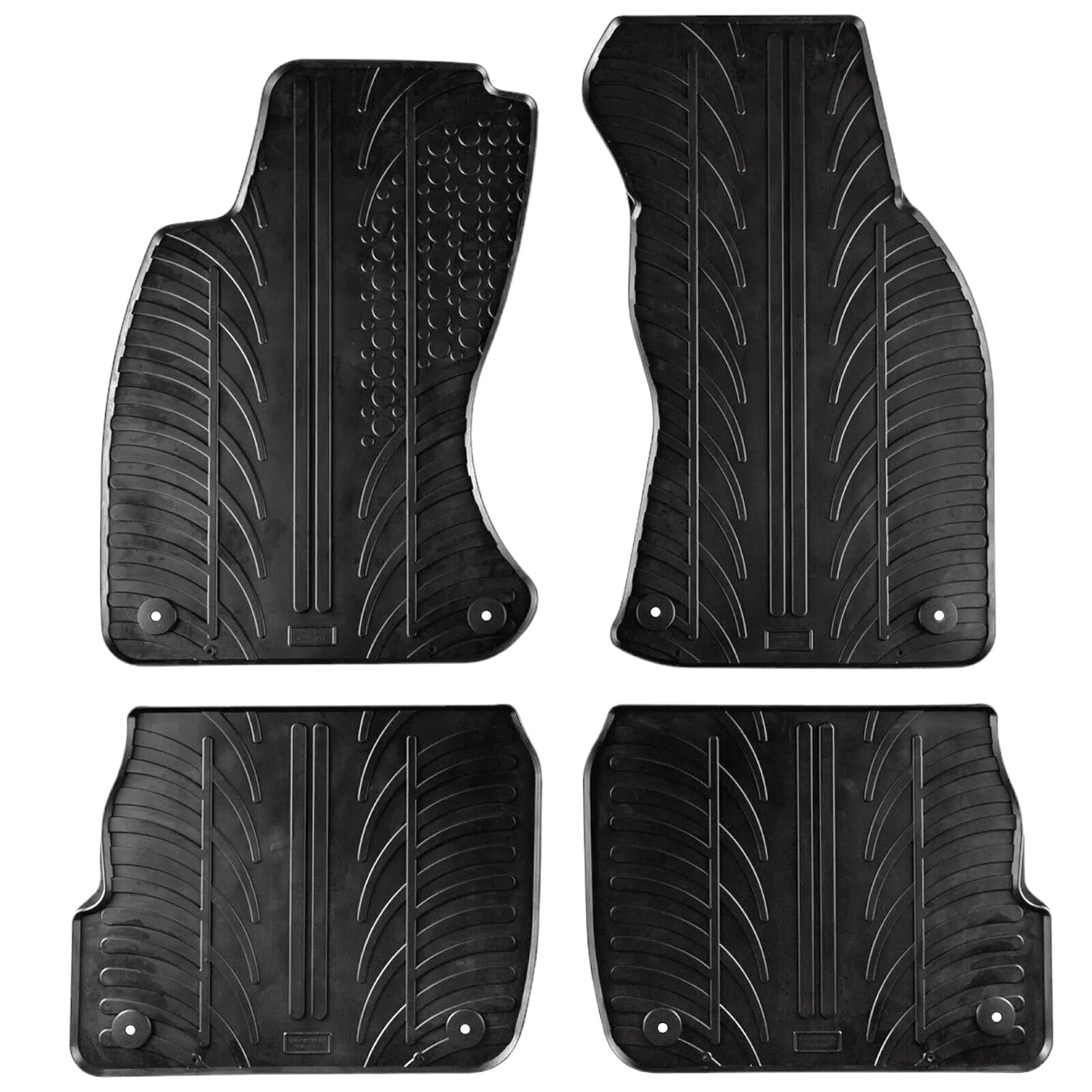 Rubber Car Floor Mats For Audi A6 S6 C5 All Weather Heavy Duty Rugs Auto Liners