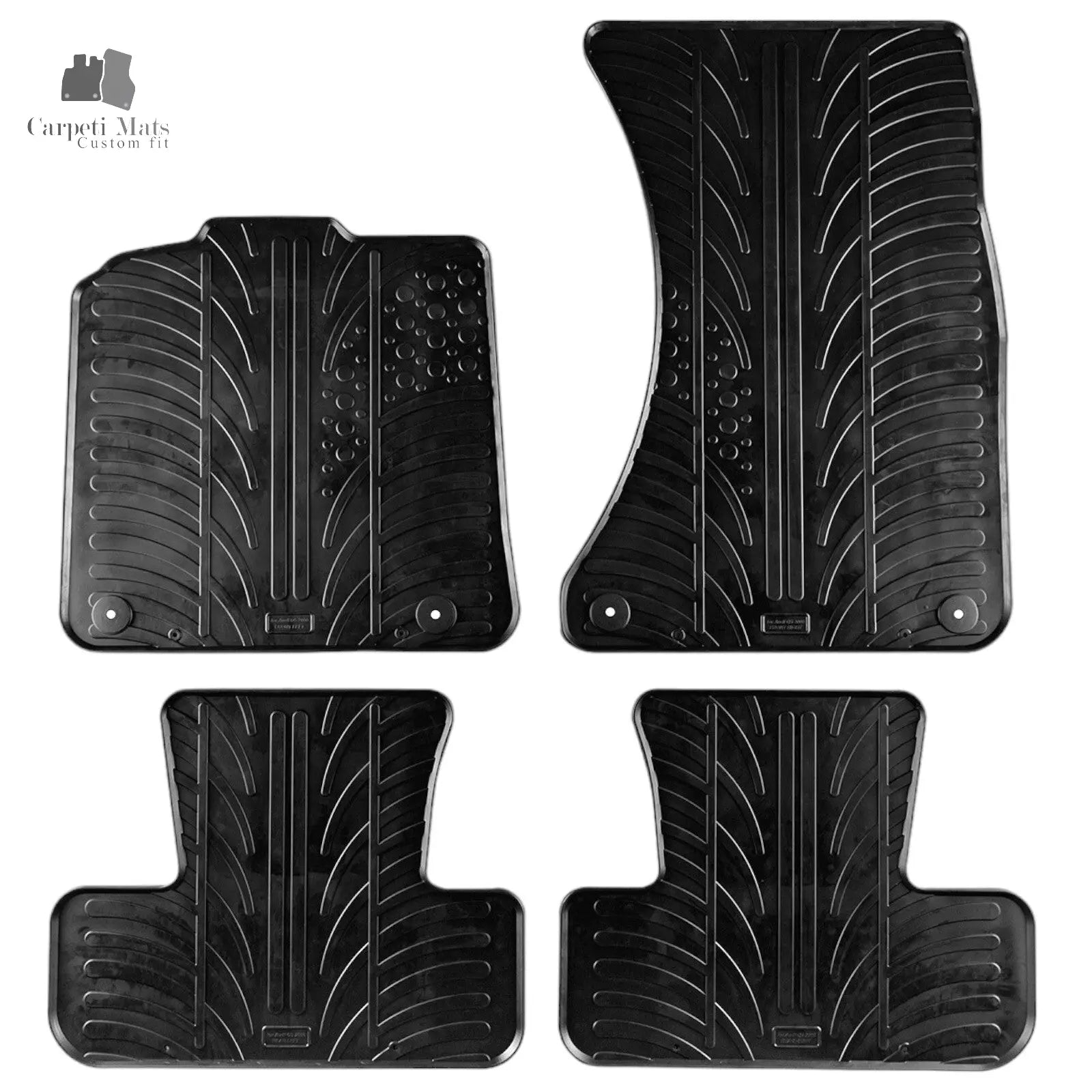 Rubber Car Floor Mats For Audi Q5 SQ5 All Weather Heavy Duty Rugs Auto Liners