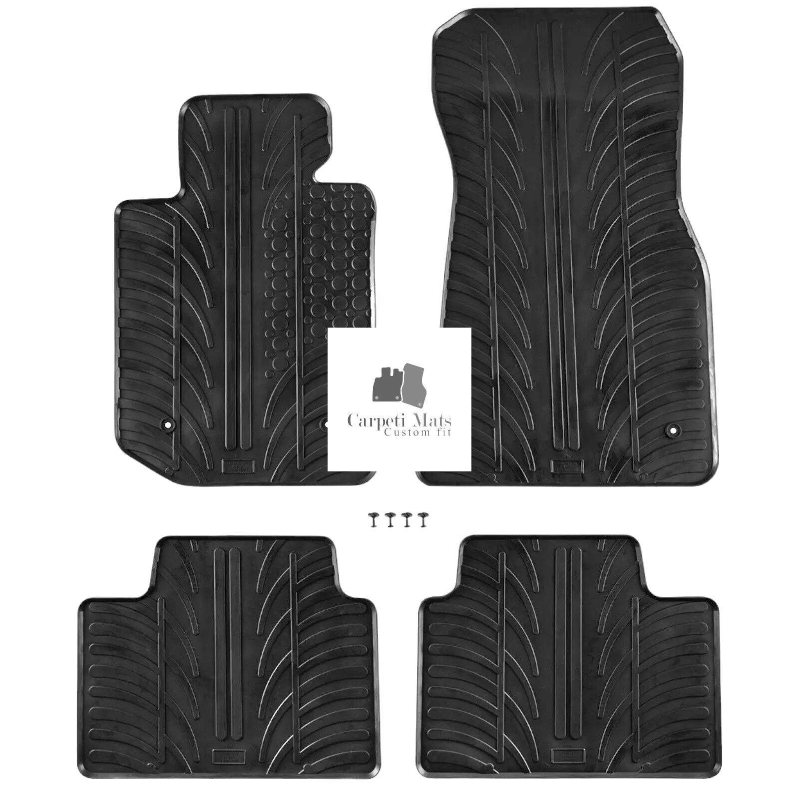Rubber Car Floor Mats For BMW 3 G20 All Weather Heavy Duty Rugs Auto Liners New