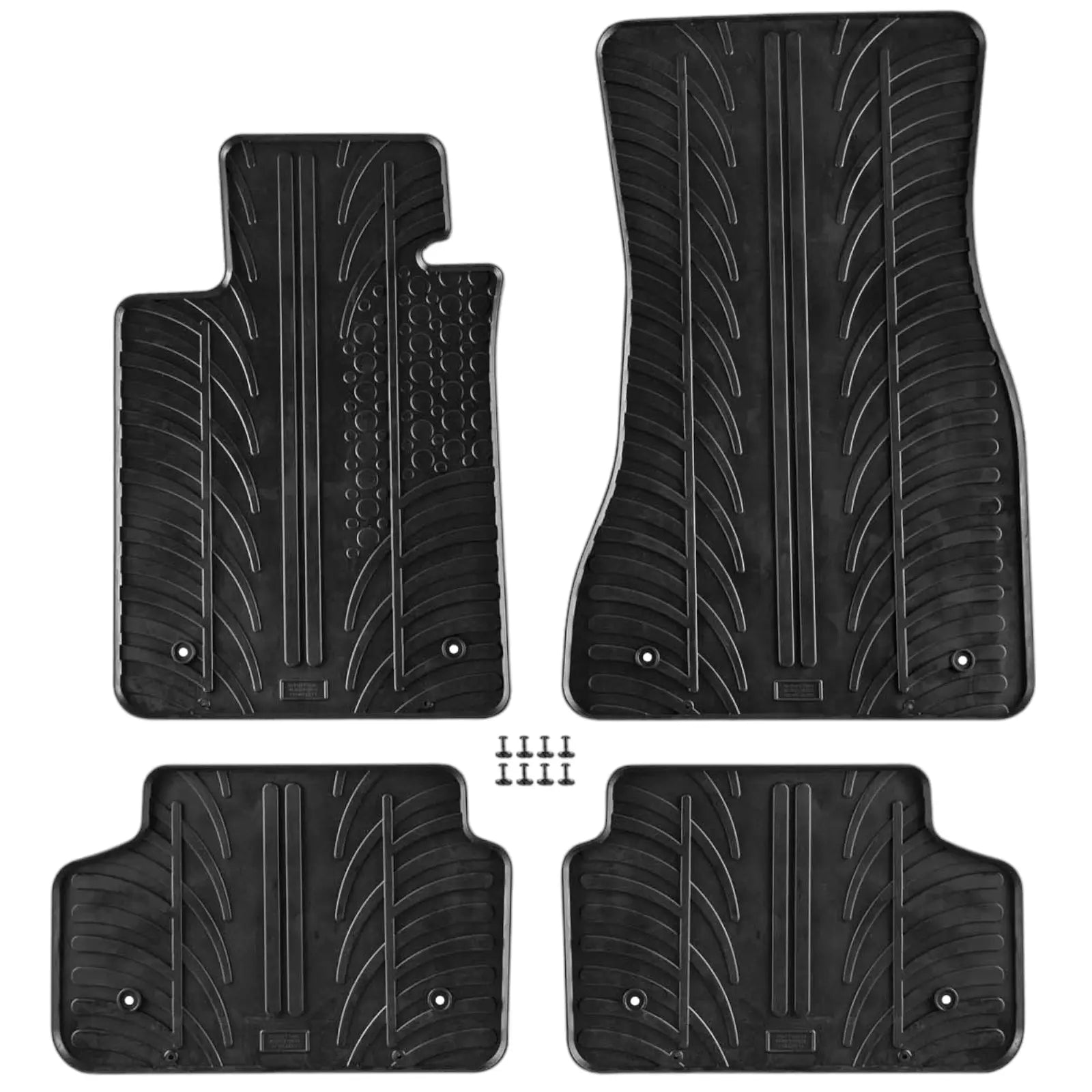 Rubber Car Floor Mats For BMW 5 G30 G31 All Weather Heavy Duty Rugs Auto Liners