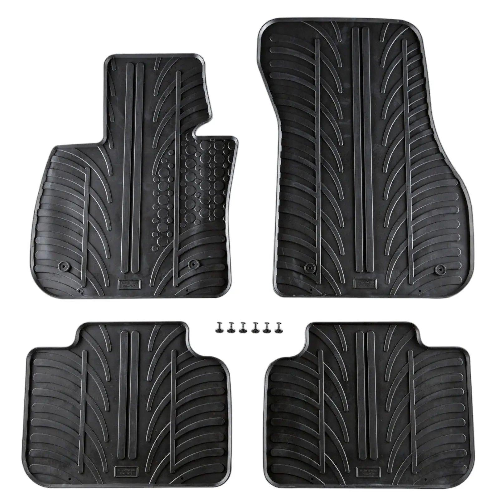 Rubber Car Floor Mats For BMW X1 F48 All Weather Heavy Duty Rugs Auto Liners New