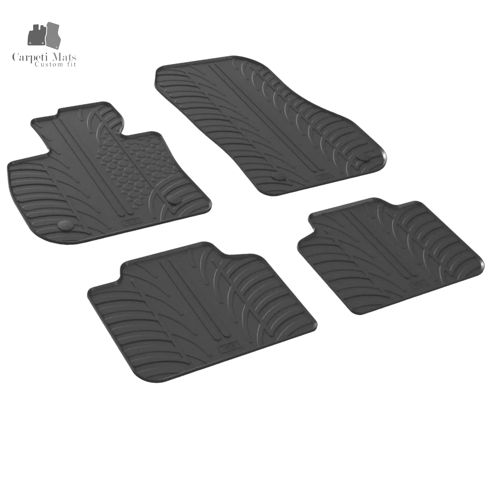 Rubber Car Floor Mats For BMW X1 U11 All Weather Heavy Duty Rugs Auto Liners New