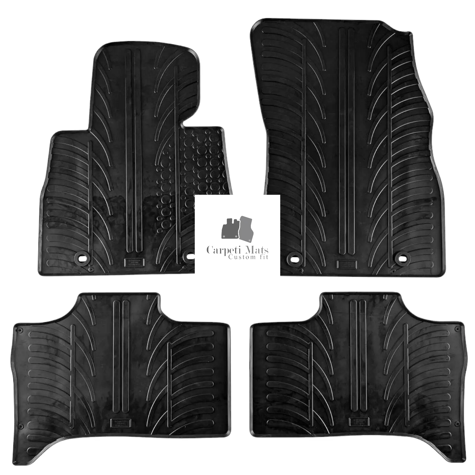 Rubber Car Floor Mats For BMW X5 E53 All Weather Heavy Duty Rugs Auto Liners New