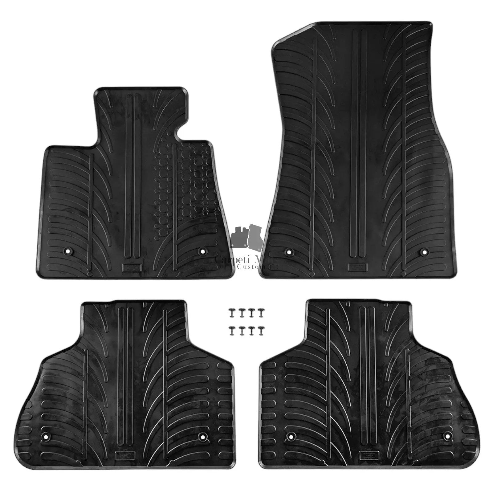 Rubber Car Floor Mats For BMW X5 G05 All Weather Heavy Duty Rugs Auto Liners New