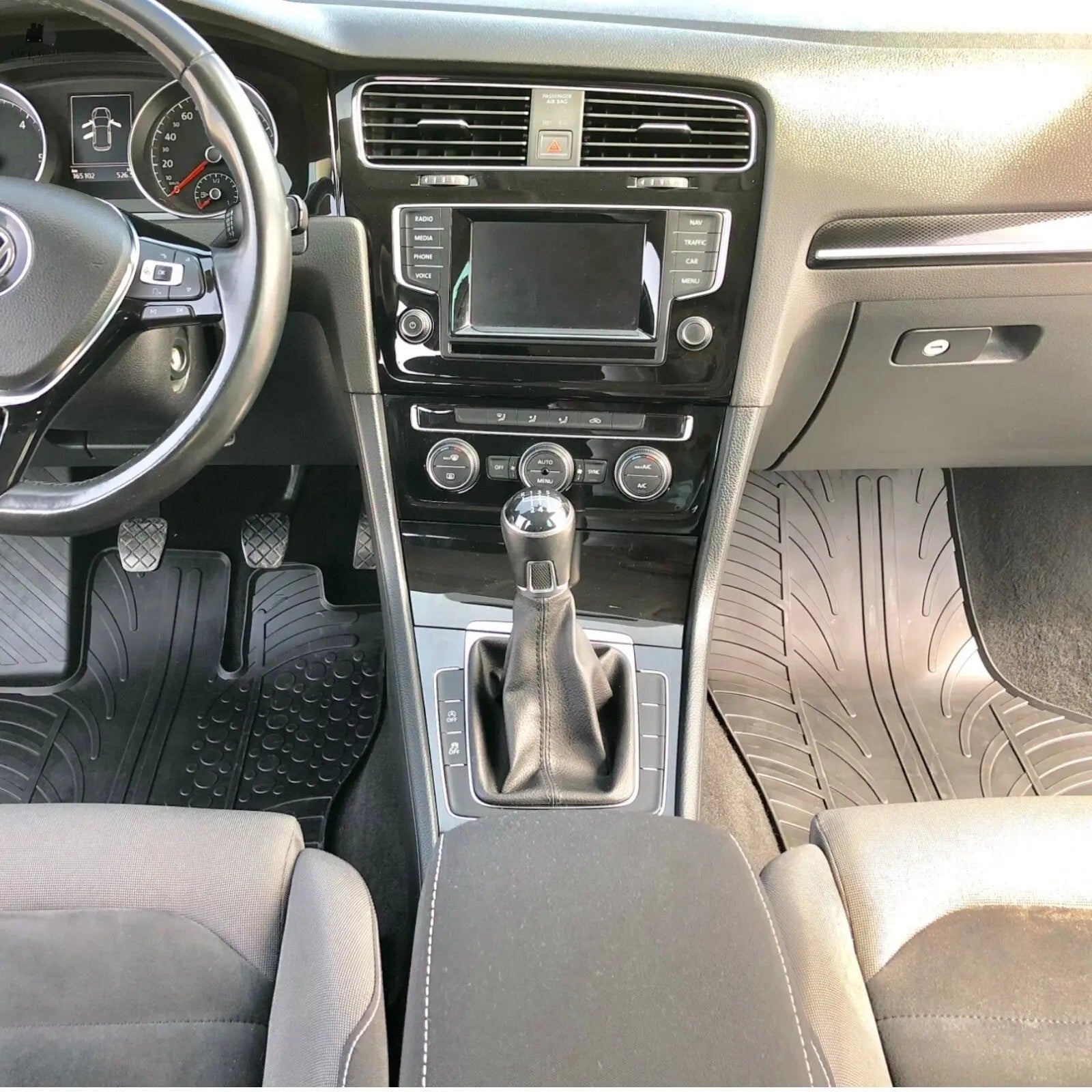 Rubber Car Floor Mats For Dacia Sandero All Weather Heavy Duty Rugs Auto Liners