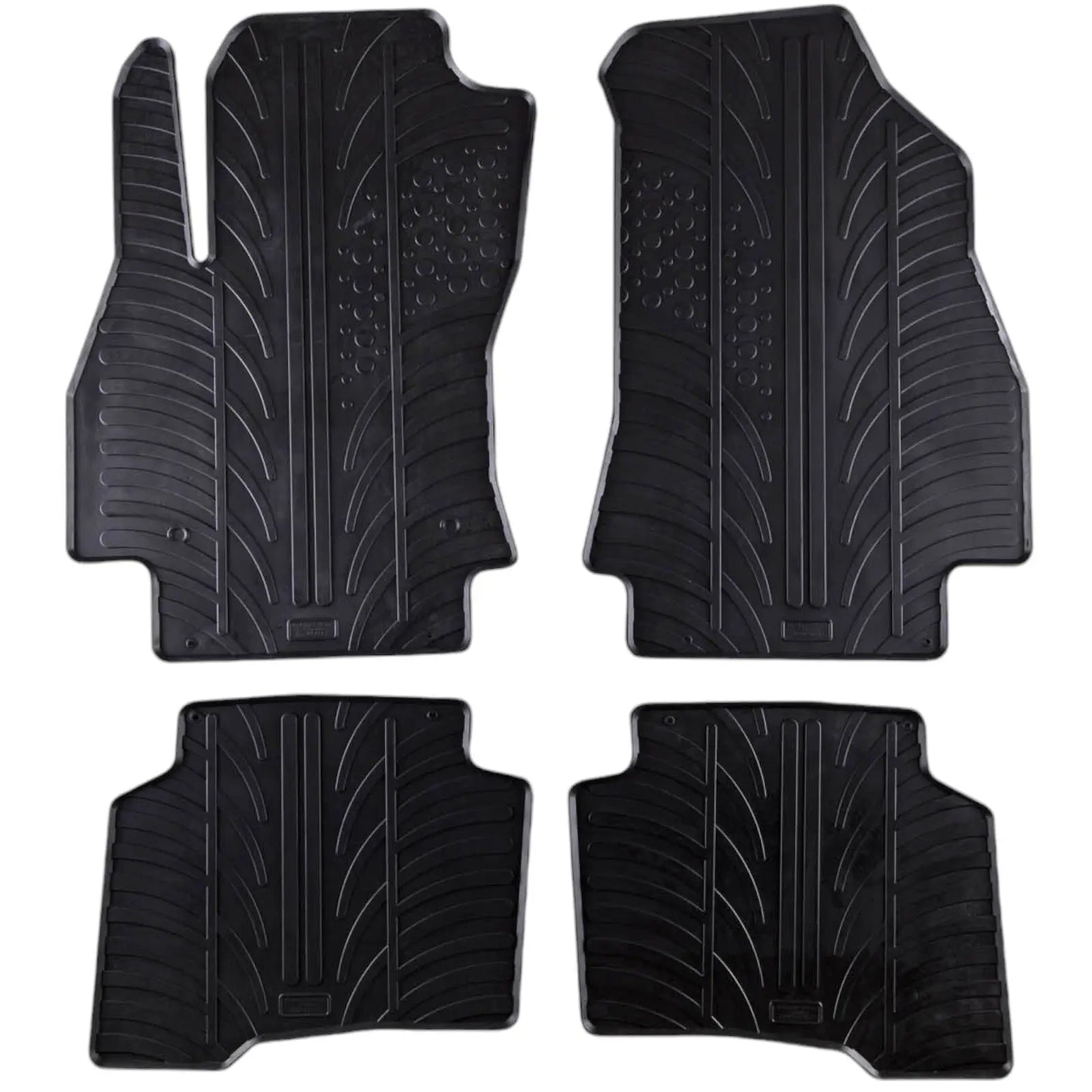 Rubber Car Floor Mats For Fiat Fiorino All Weather Heavy Duty Rugs Auto Liners