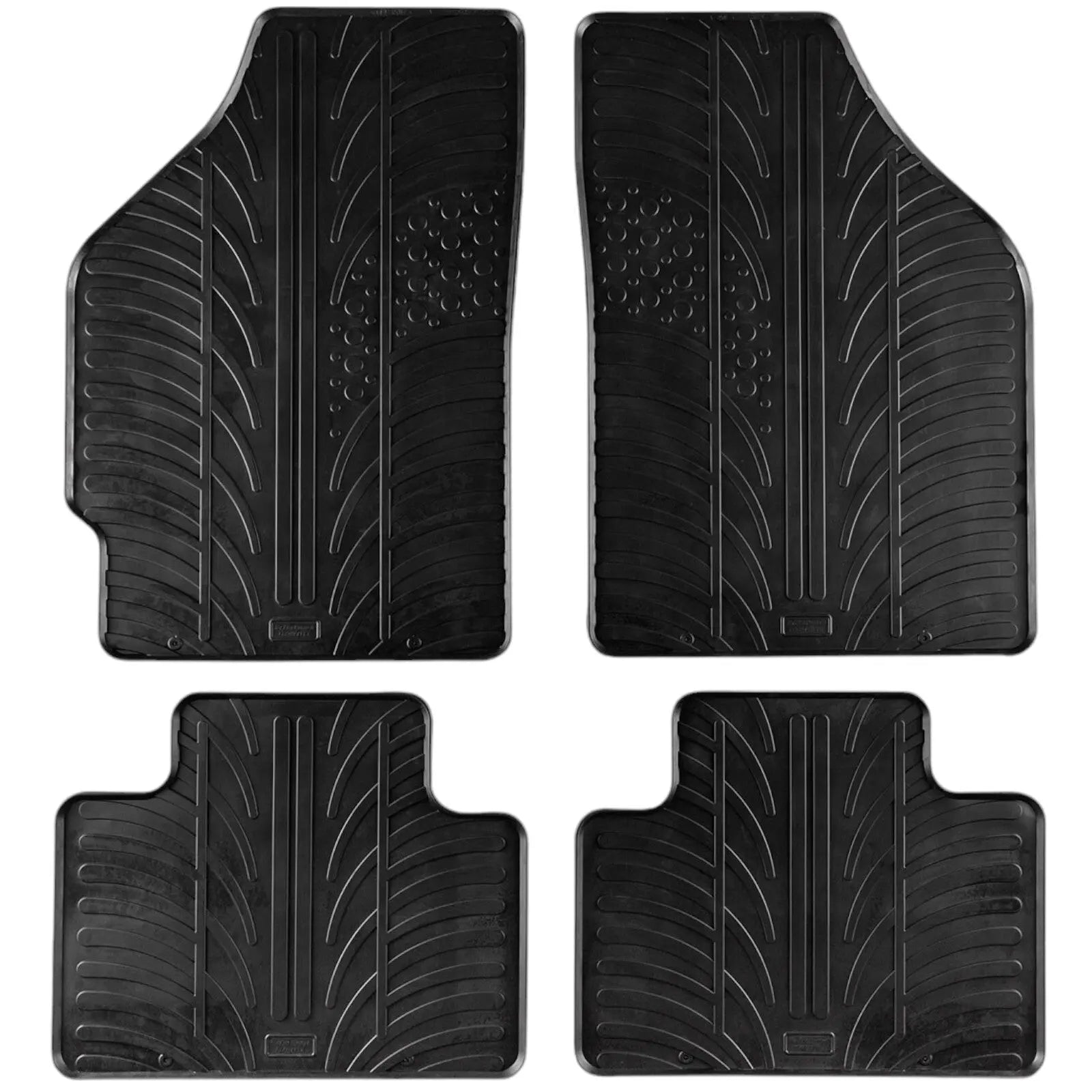 Rubber Car Floor Mats For Fiat Punto Mk2 All Weather Heavy Duty Rugs Auto Liners