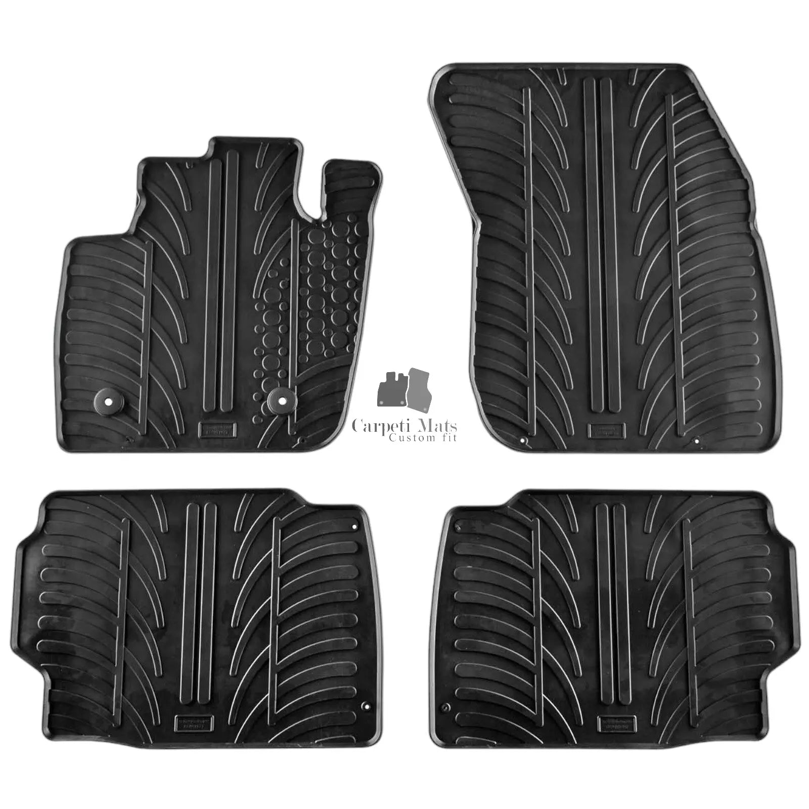 Rubber Car Floor Mats For Ford Fusion All Weather Heavy Duty Rugs Auto Liners