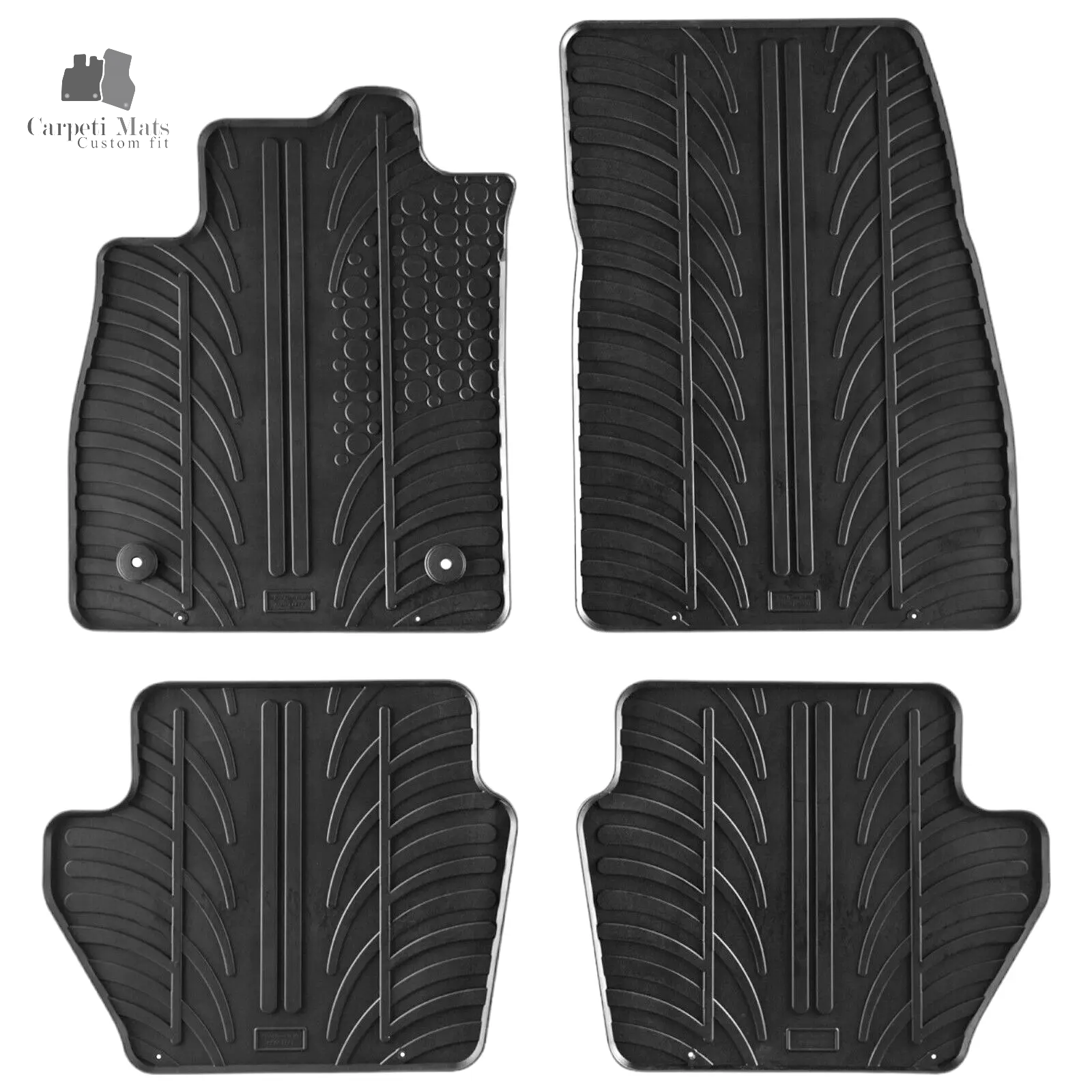 Rubber Car Floor Mats For Ford Puma All Weather Heavy Duty Rugs Auto Liners New