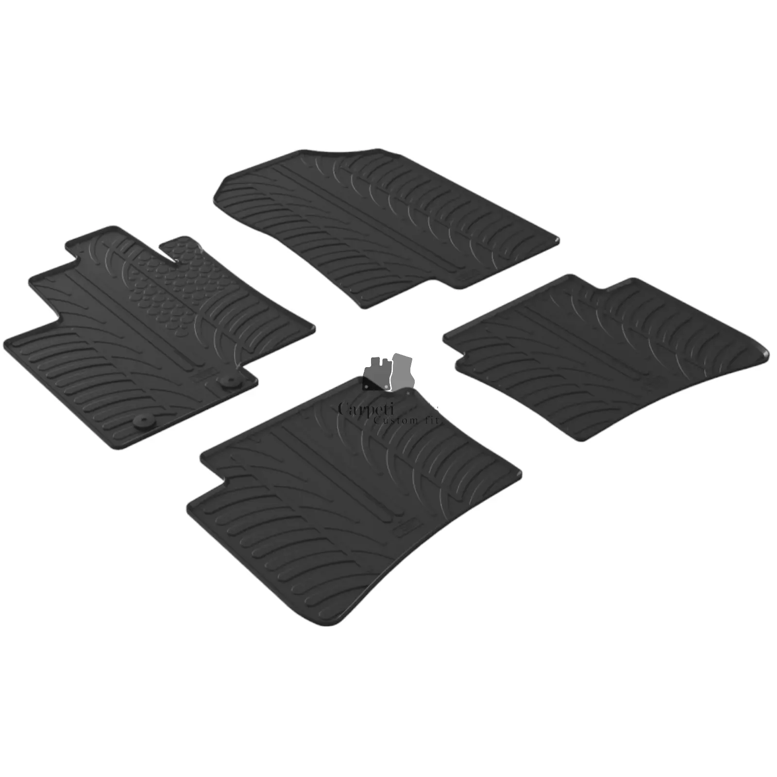 Rubber Car Floor Mats For Hyundai Bayon All Weather Heavy Duty Rugs Liners New