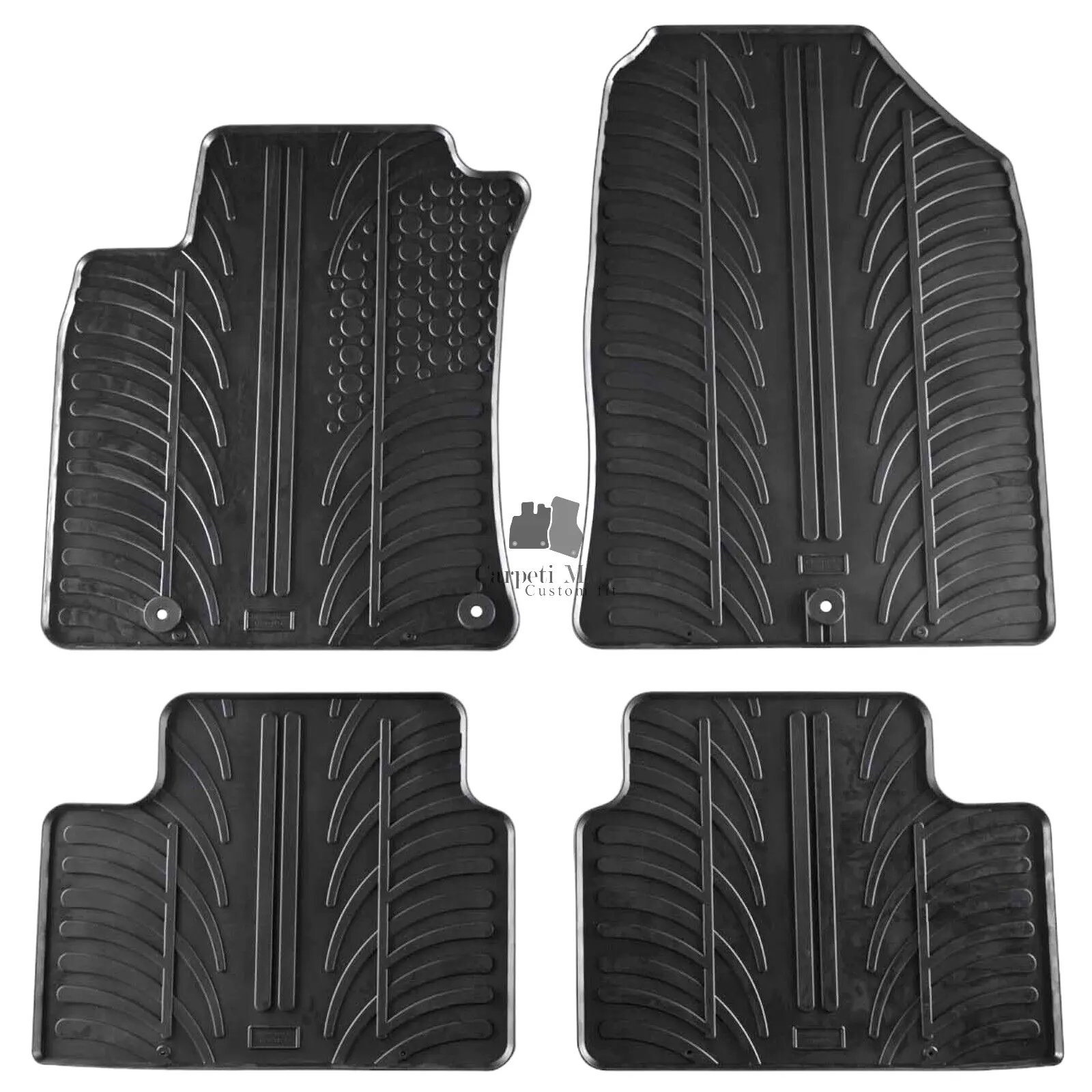 Rubber Car Floor Mats For Hyundai Elantra GT All Weather Heavy Duty Rugs Liners