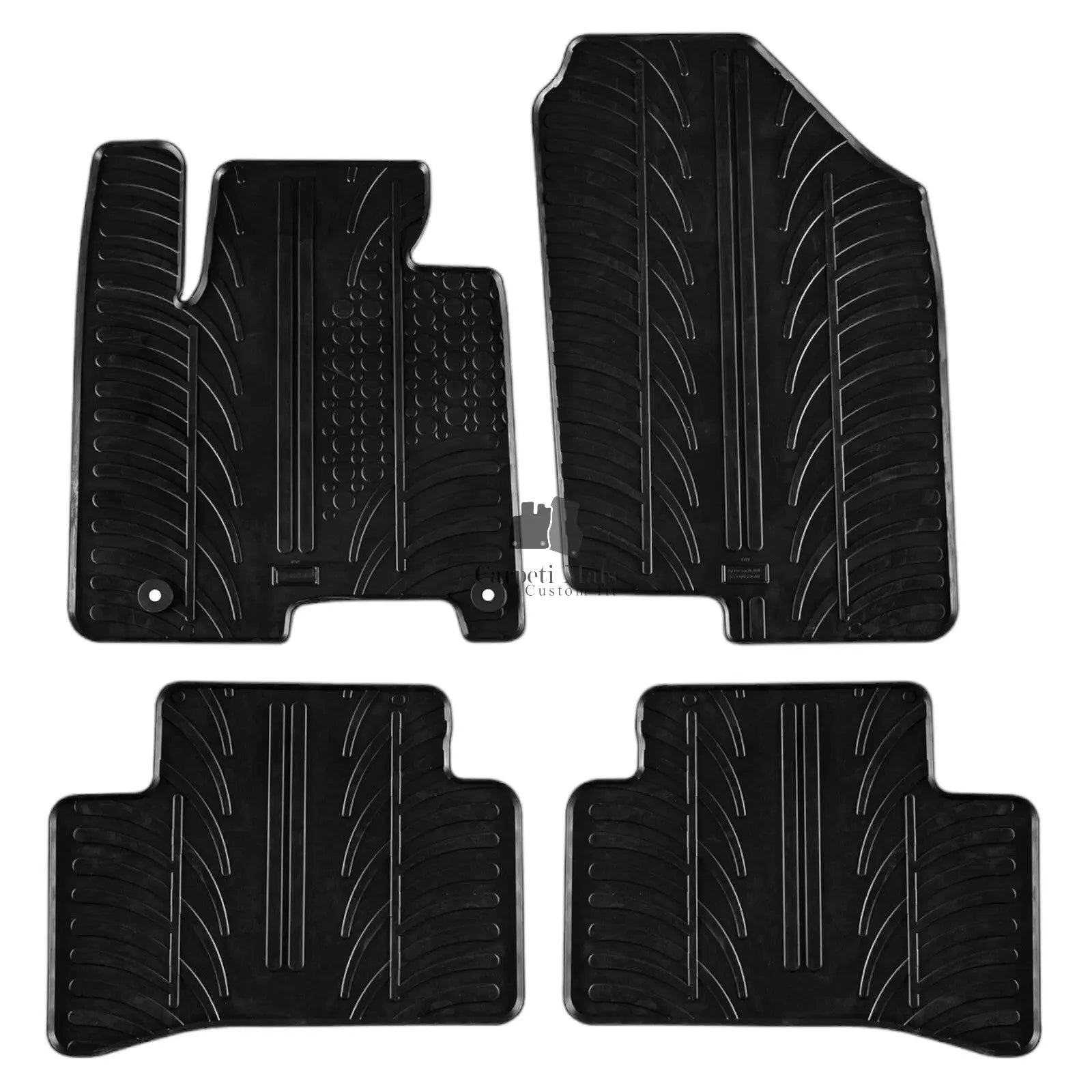 Rubber Car Floor Mats For Hyundai Tucson All Weather Heavy Duty Rugs Liners New