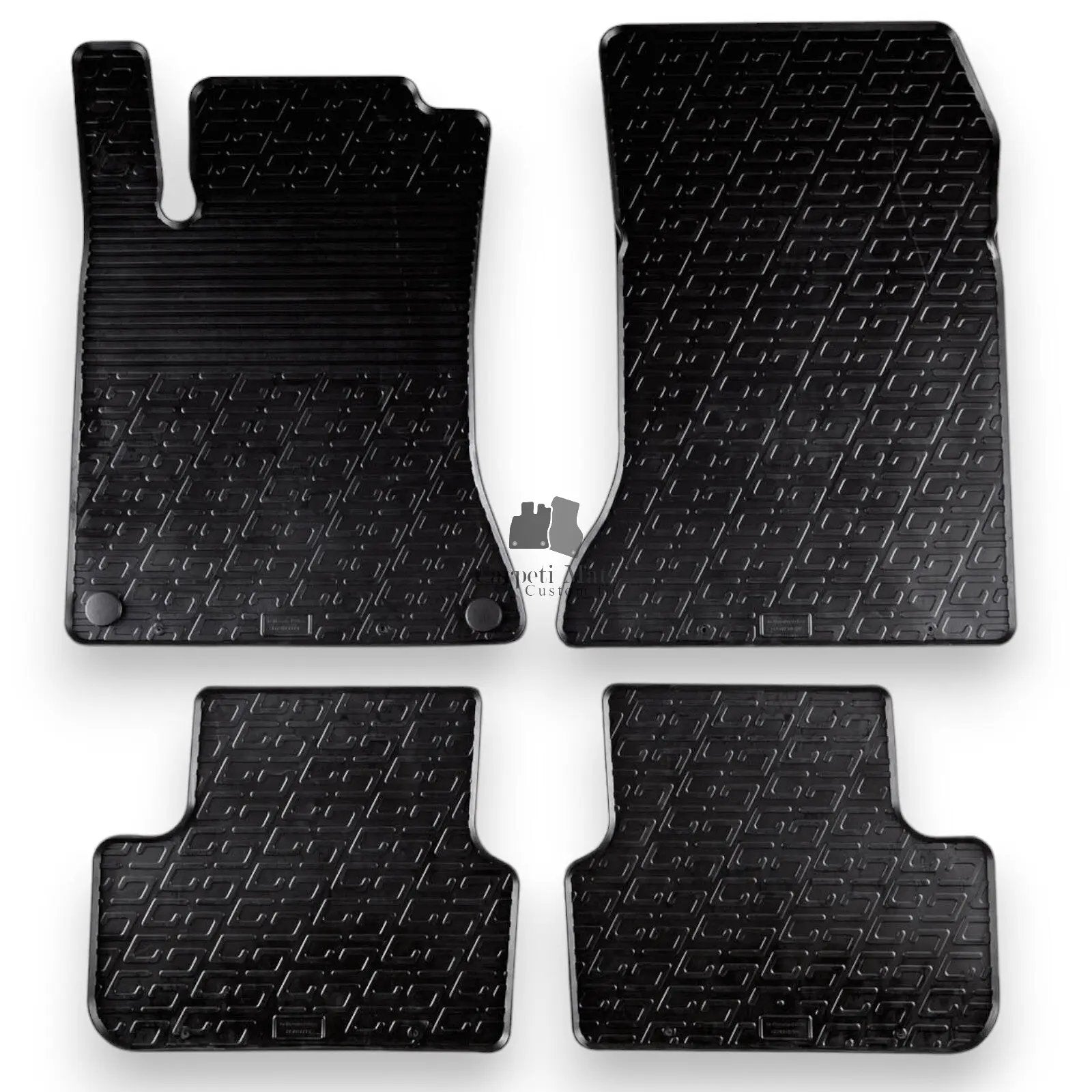 Rubber Car Floor Mats For Mercedes A Class W176 All Weather Heavy Duty Liners
