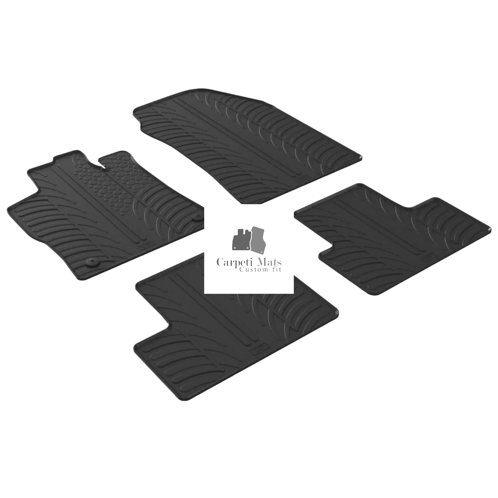 Rubber Car Floor Mats For Peugeot 308 All Weather Heavy Duty Rugs Auto Liners