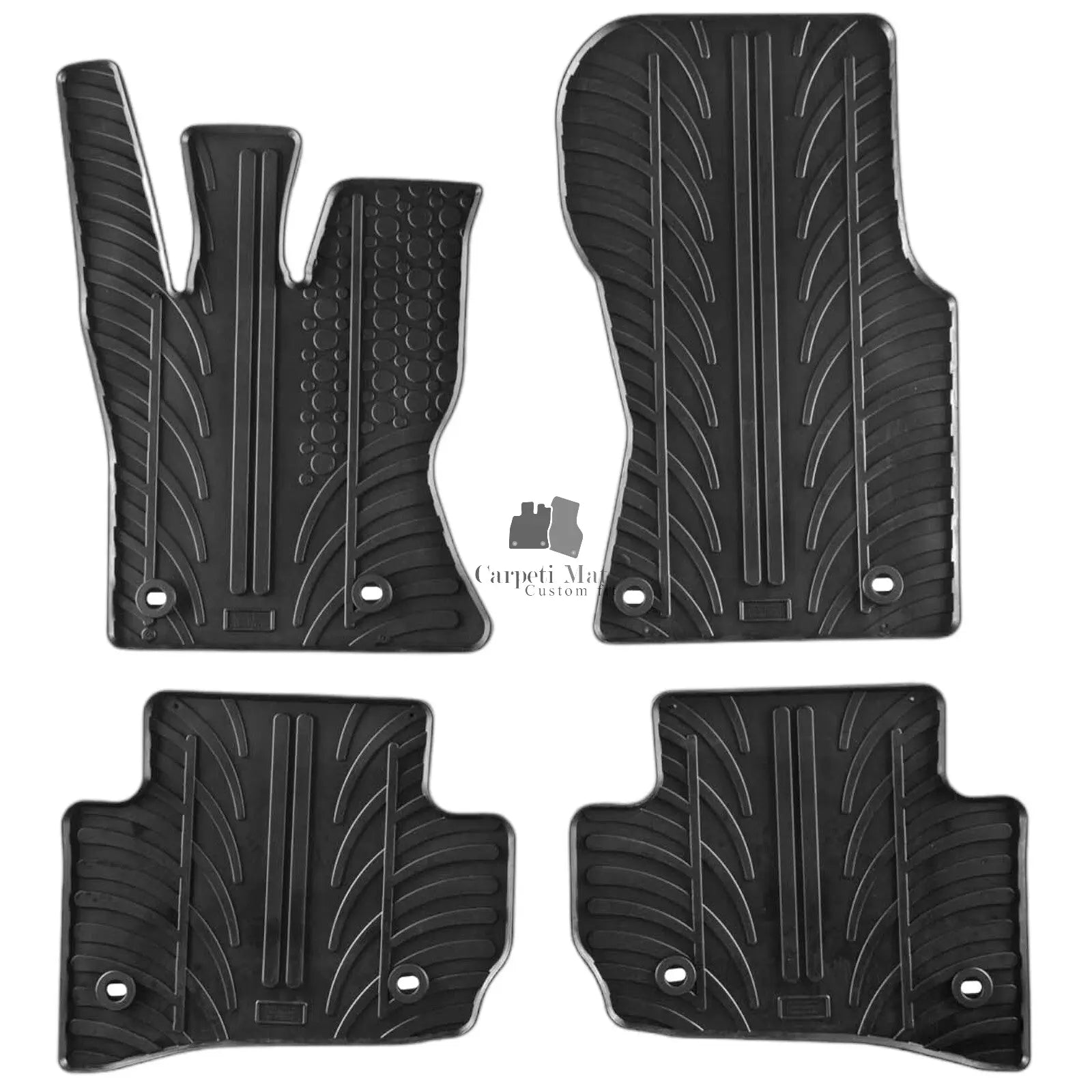 Rubber Car Floor Mats For Range Rover Velar All Weather Heavy Duty Auto Liners