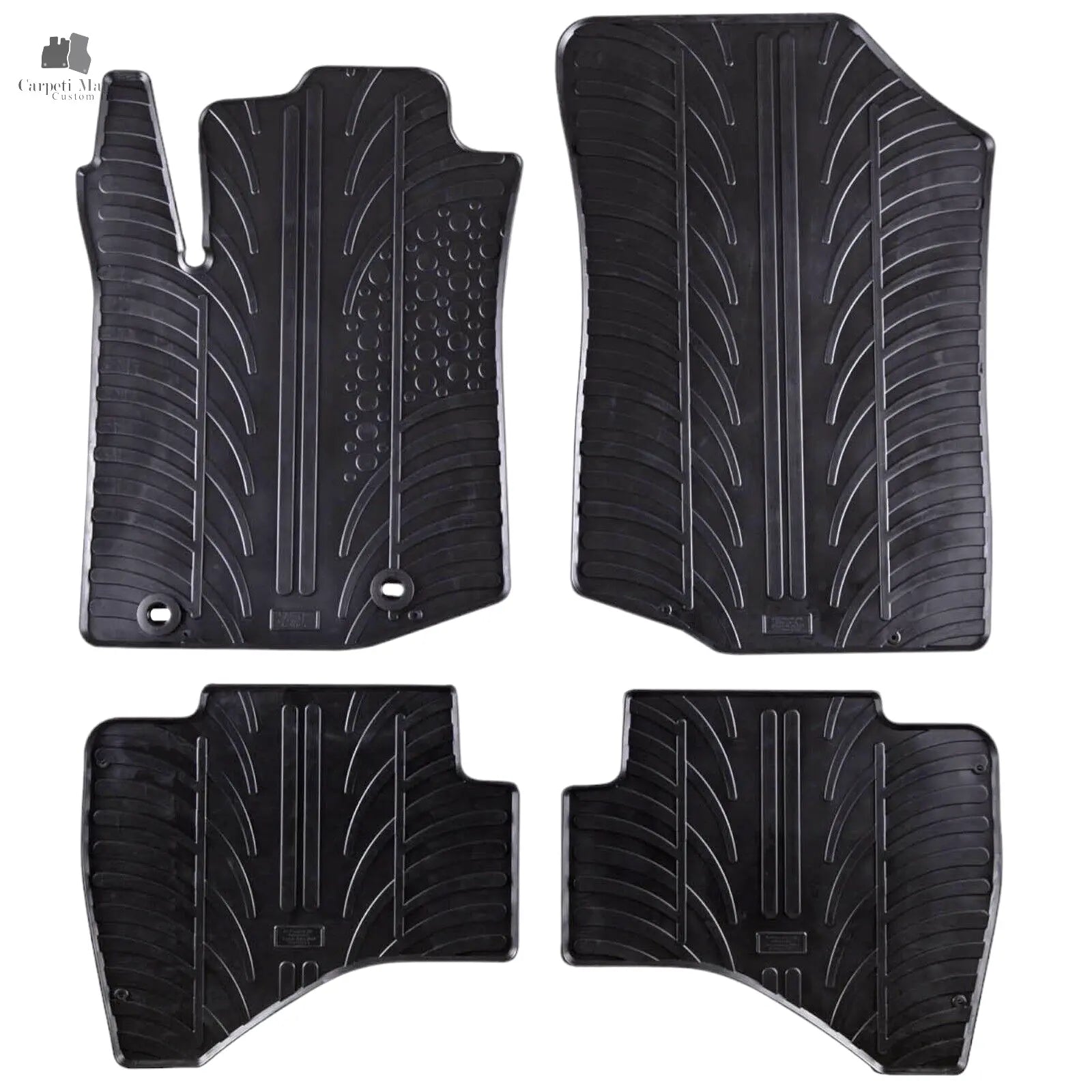 Rubber Car Floor Mats For Toyota Aygo All Weather Auto Liners Heavy Duty Rugs