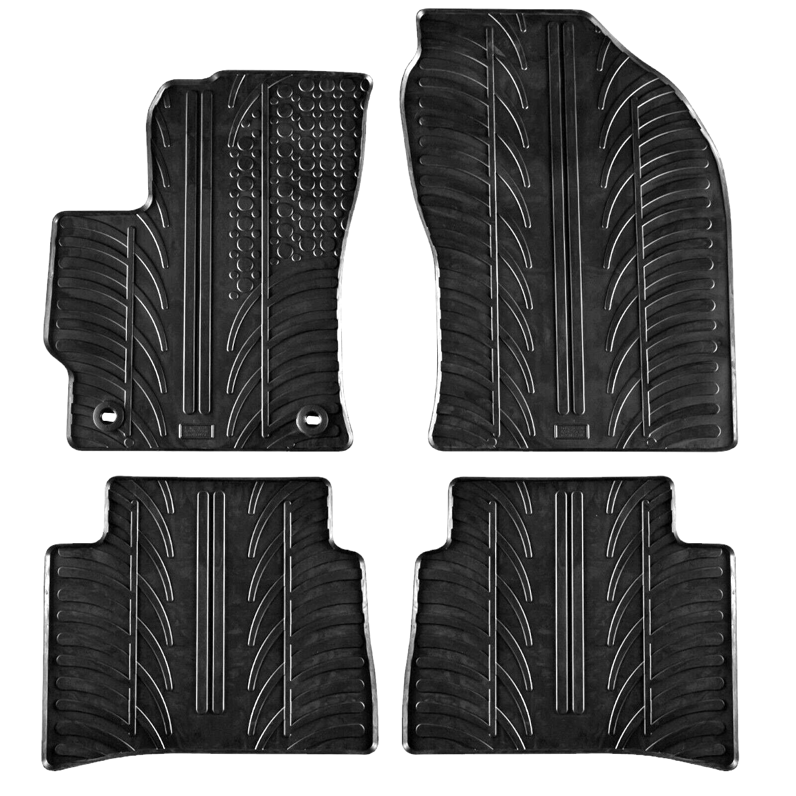 Rubber Car Floor Mats For Toyota Corolla Hatchback All Weather Heavy Duty Liners