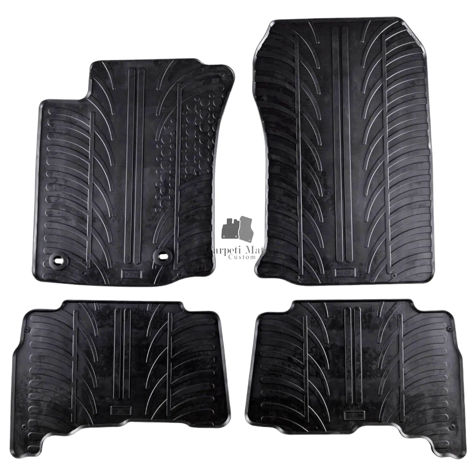 Rubber Car Floor Mats For Toyota Land Cruiser All Weather Liners Heavy Duty Rugs
