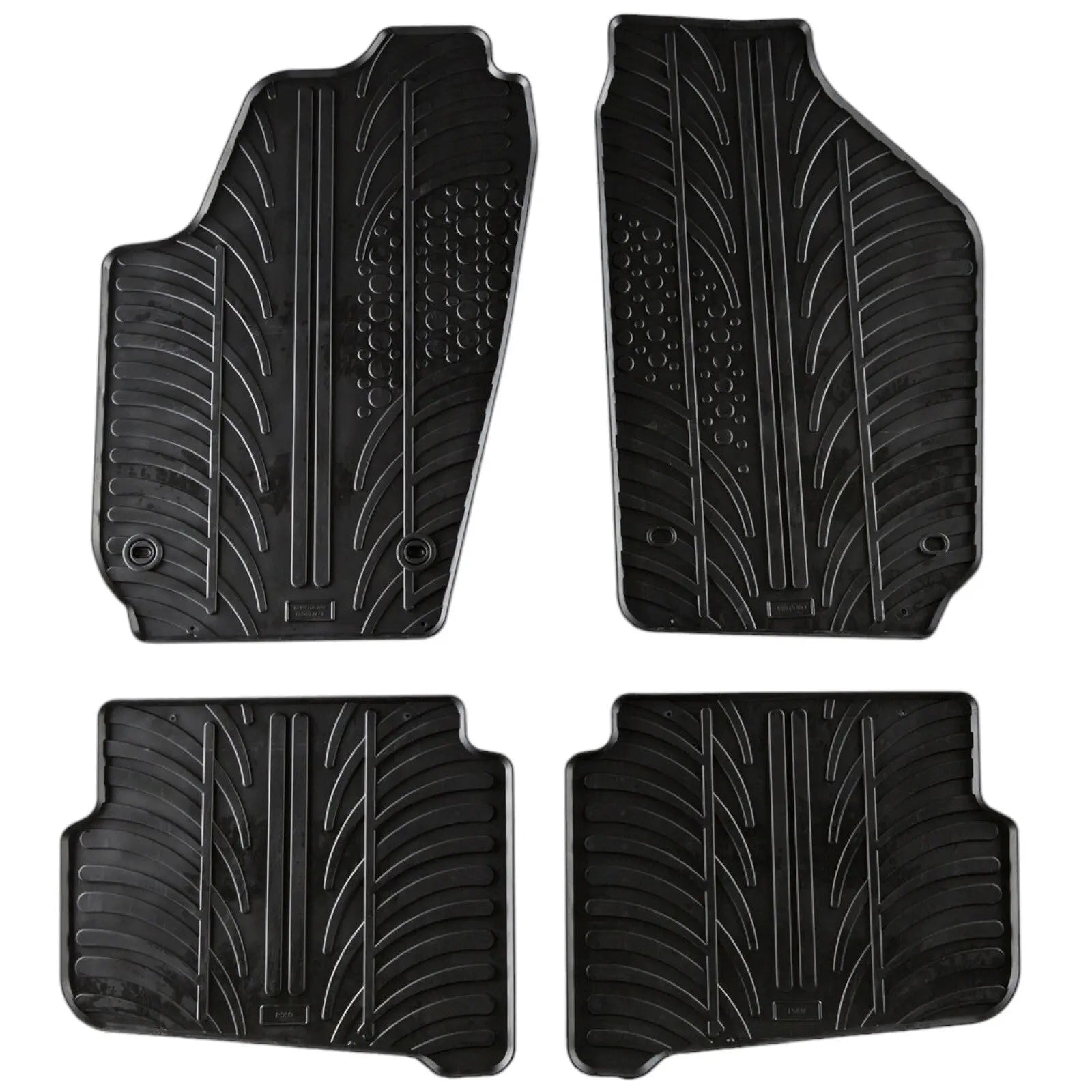 Rubber Car Floor Mats For VW Polo All Weather Heavy Duty Rugs Auto Liners New