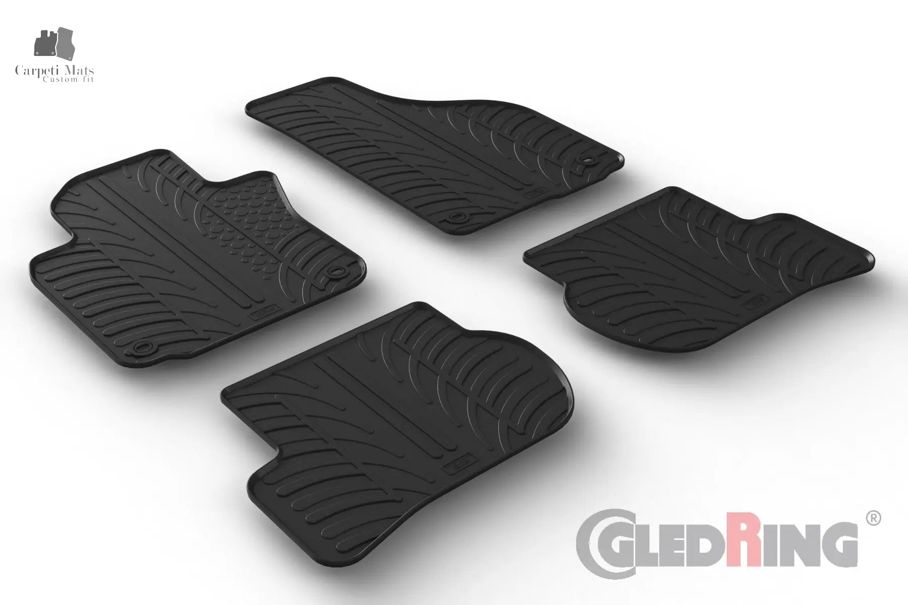 Rubber Car Floor Mats for VW Jetta 08.2005-10.2010 - CarpetiMats