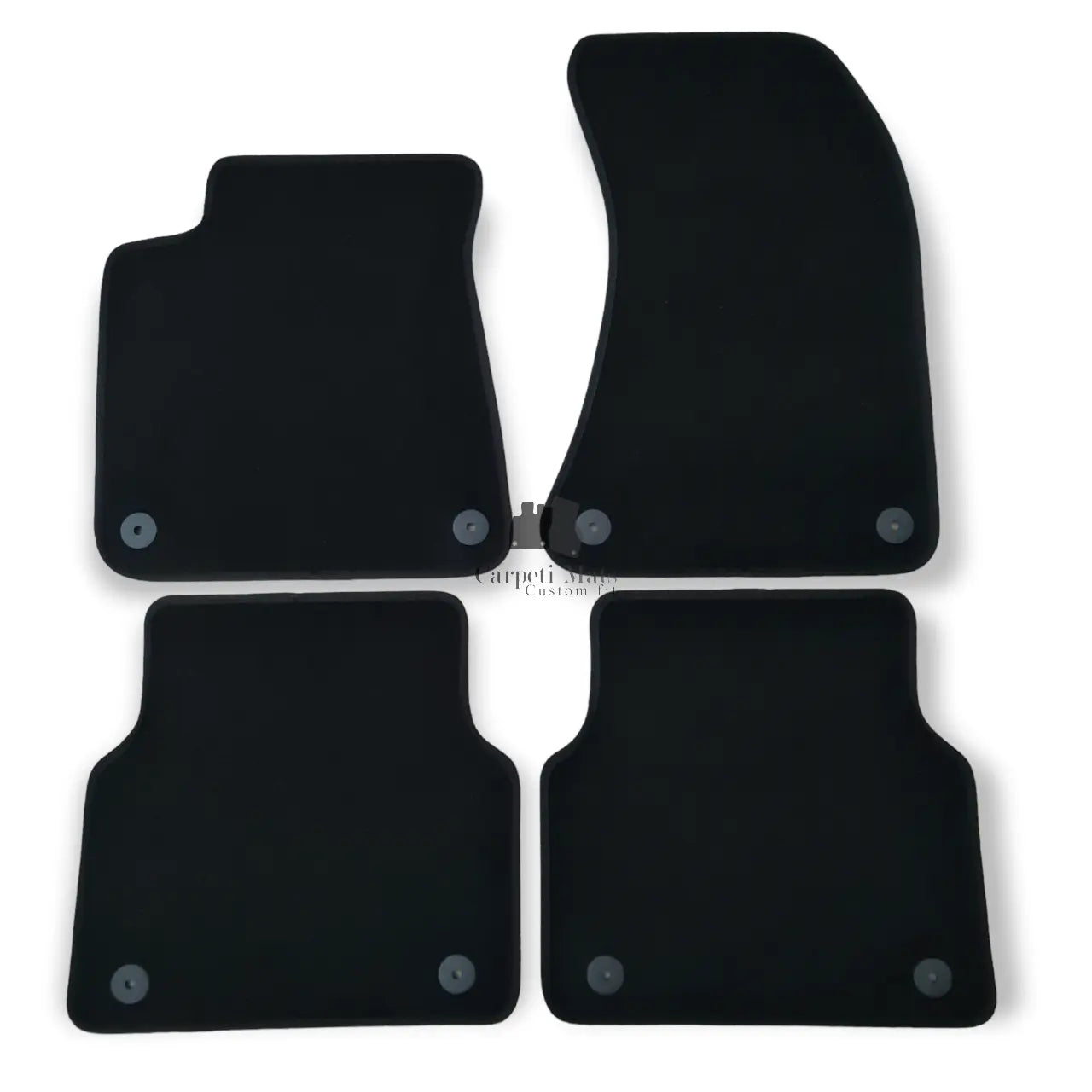 Velour Car Floor Mats For Audi A8 S8 4H Waterproof Black Carpet Rugs Auto Liners