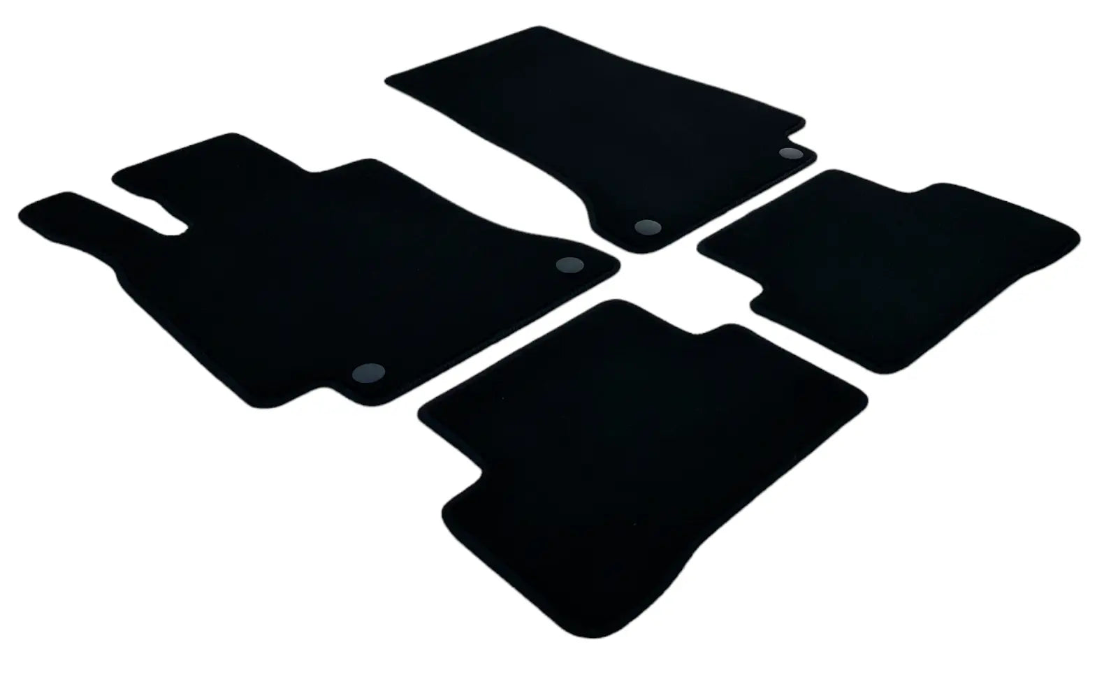 Velour Car Floor Mats For Mercedes C Class W205 Auto Liners Waterproof Black New
