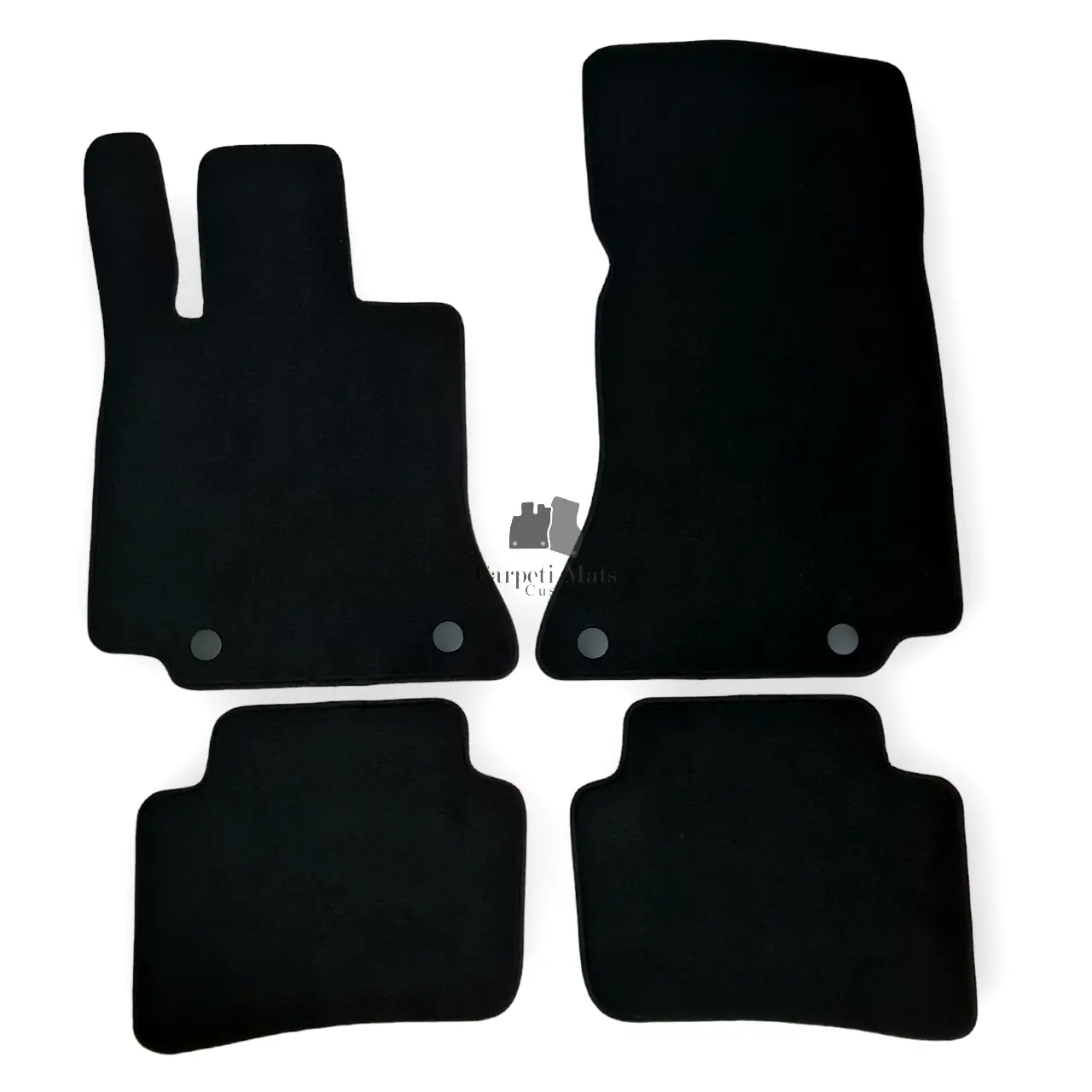 Velour Car Floor Mats For Mercedes C Class W206 Auto Liners Waterproof Black New