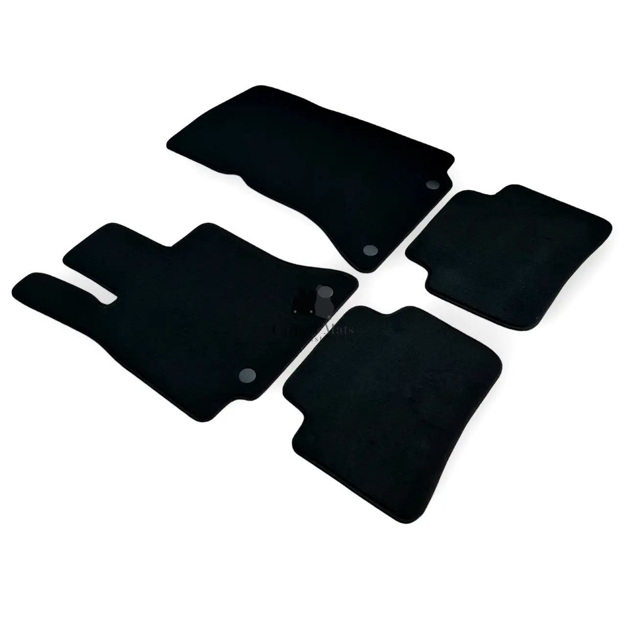 Velour Car Floor Mats For Mercedes C Class W206 Auto Liners Waterproof Black New