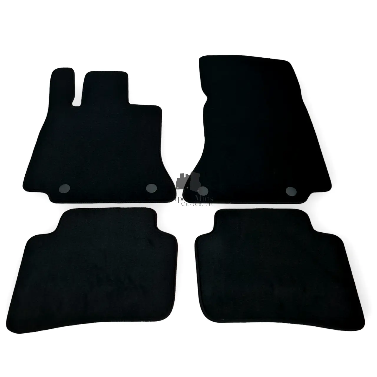 Velour Car Floor Mats For Mercedes C Class W206 Auto Liners Waterproof Black New