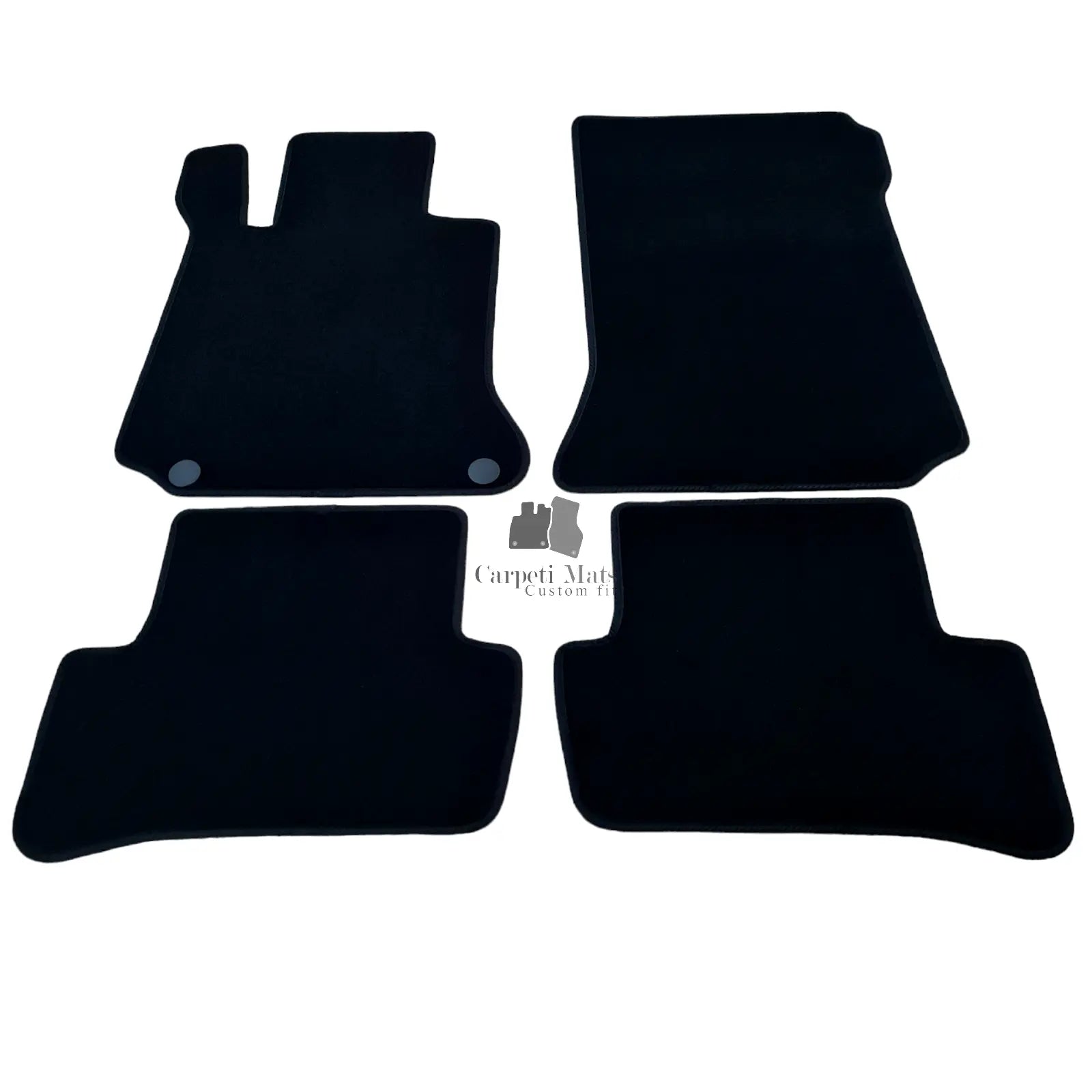 Velour Car Floor Mats For Mercedes E Class Coupe Auto Liners Waterproof Black