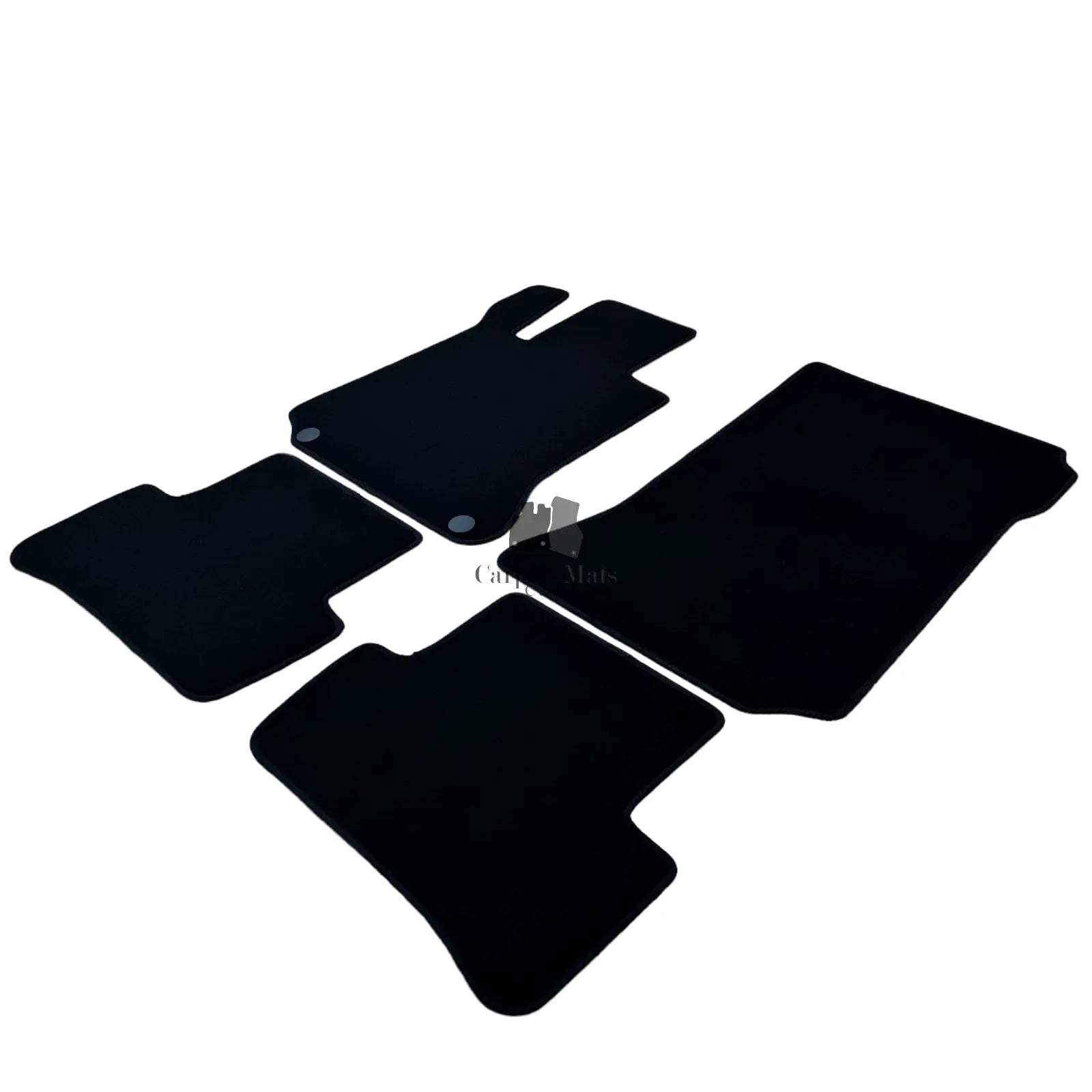 Velour Car Floor Mats For Mercedes E Class Coupe Auto Liners Waterproof Black