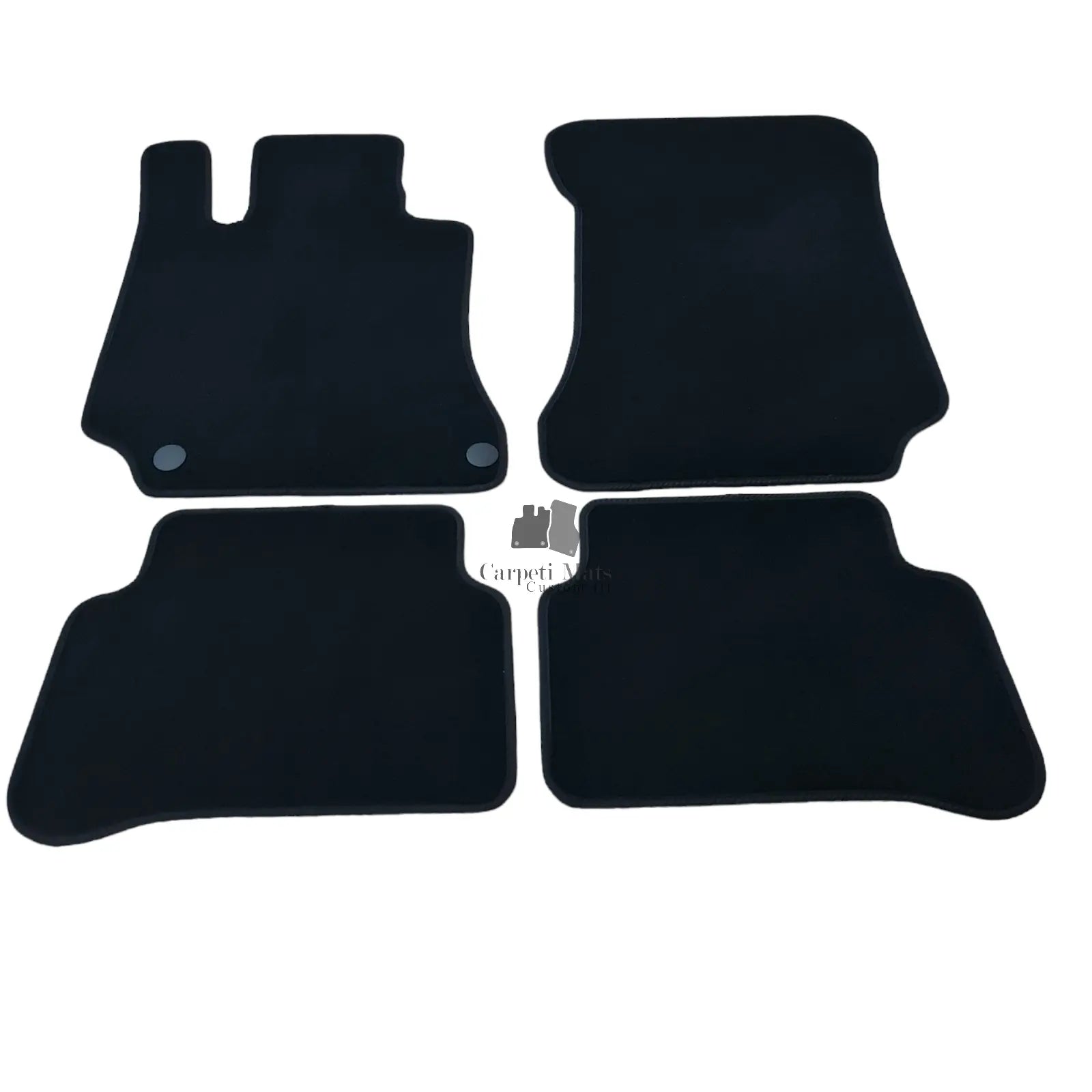 Velour Car Floor Mats For Mercedes E-Class W212 Waterproof Black Auto Liners New