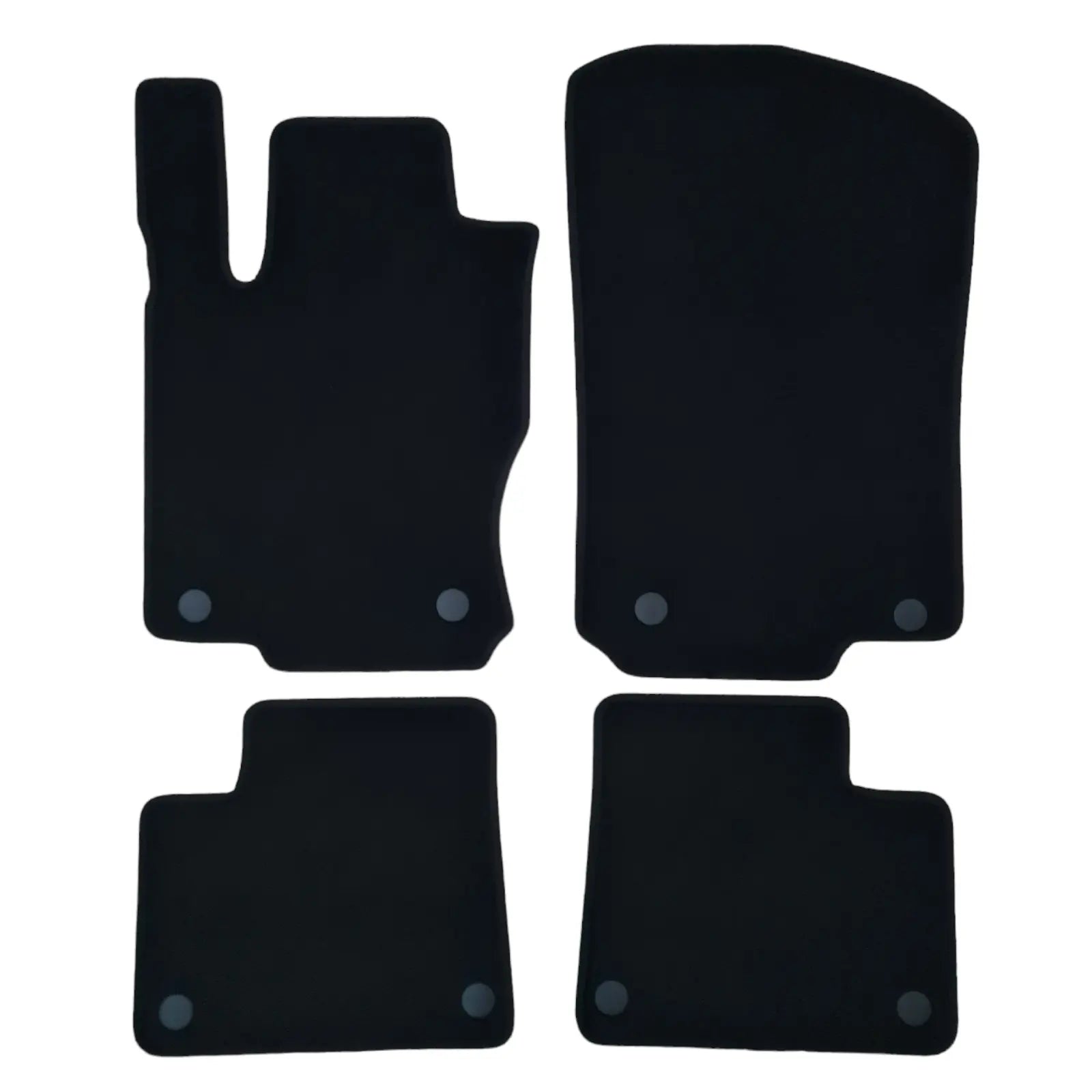Velour Car Floor Mats For Mercedes GLE Coupe Auto Liners Waterproof Black Carpet