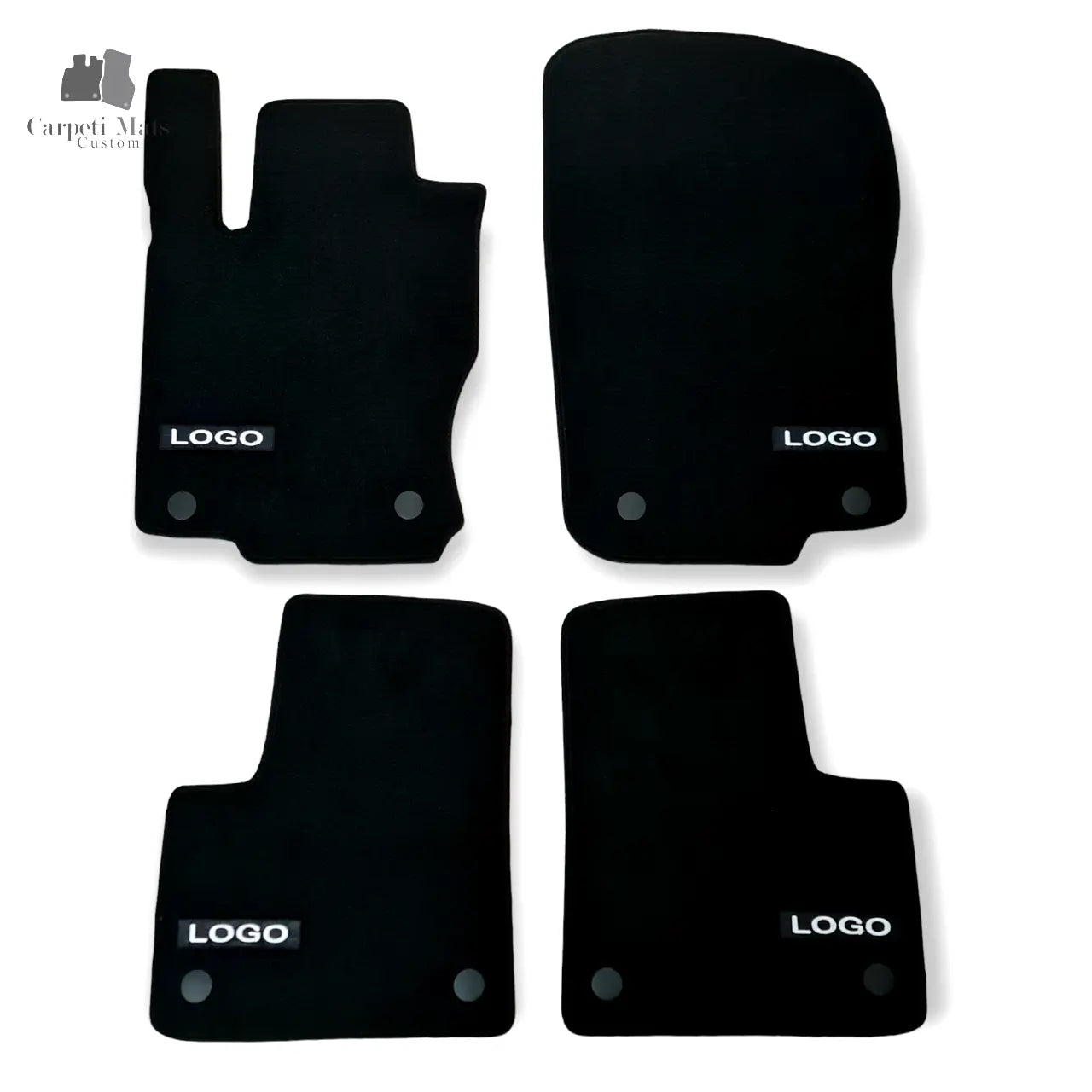 Velour Car Floor Mats For Mercedes GLS AMG X166 Auto Liners Waterproof Black New