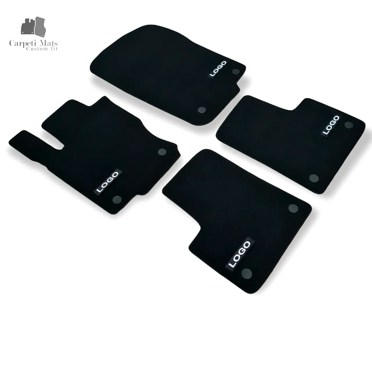 Velour Car Floor Mats For Mercedes GLS AMG X166 Auto Liners Waterproof Black New