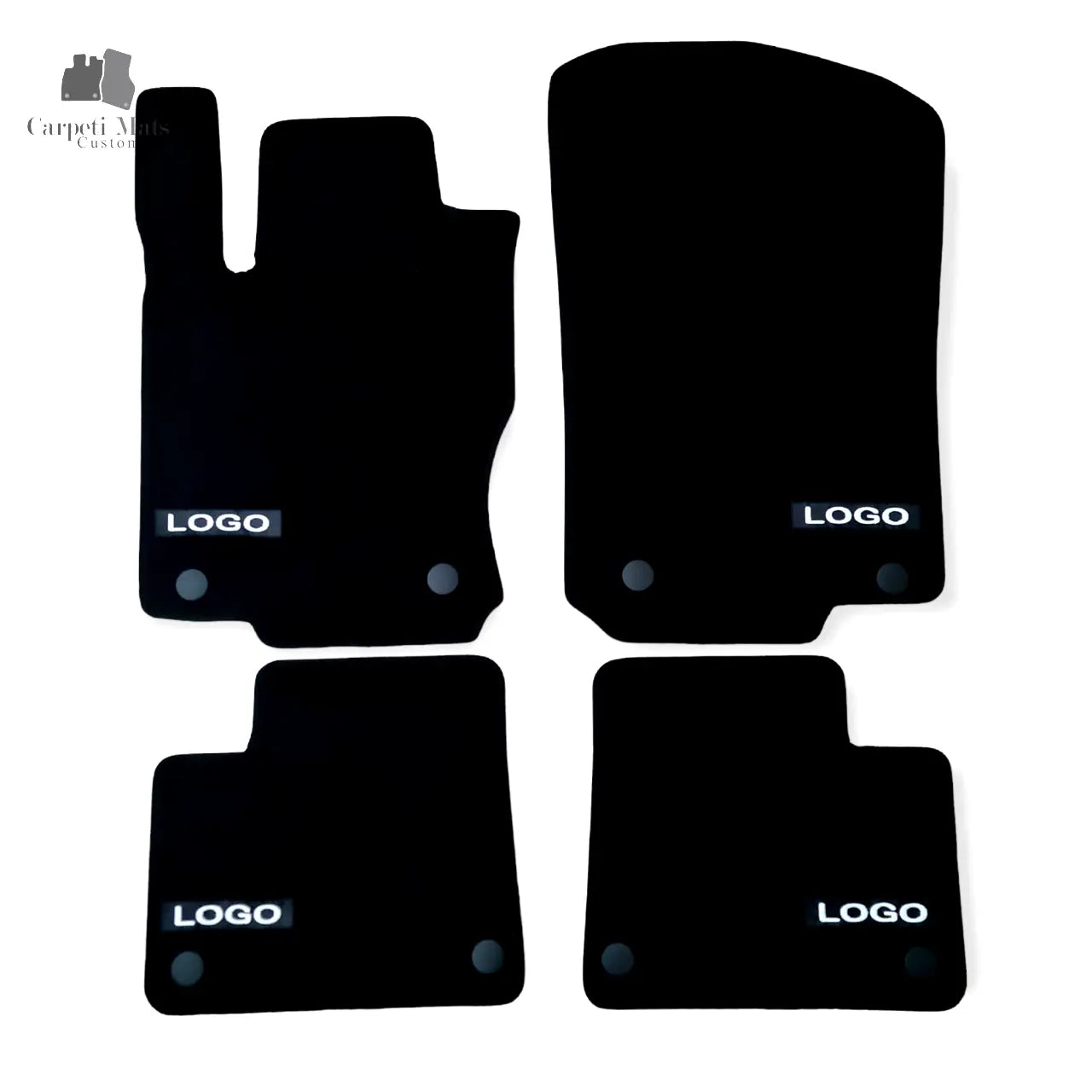 Velour Car Floor Mats For Mercedes ML AMG W166 Auto Liners Waterproof Black New