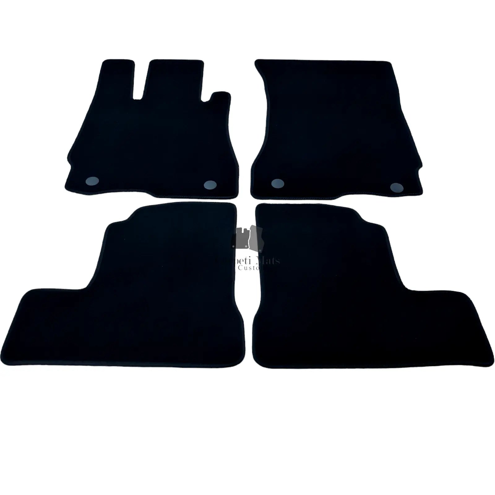 Velour Car Floor Mats For Mercedes S Class W221 Auto Liners Waterproof Black New
